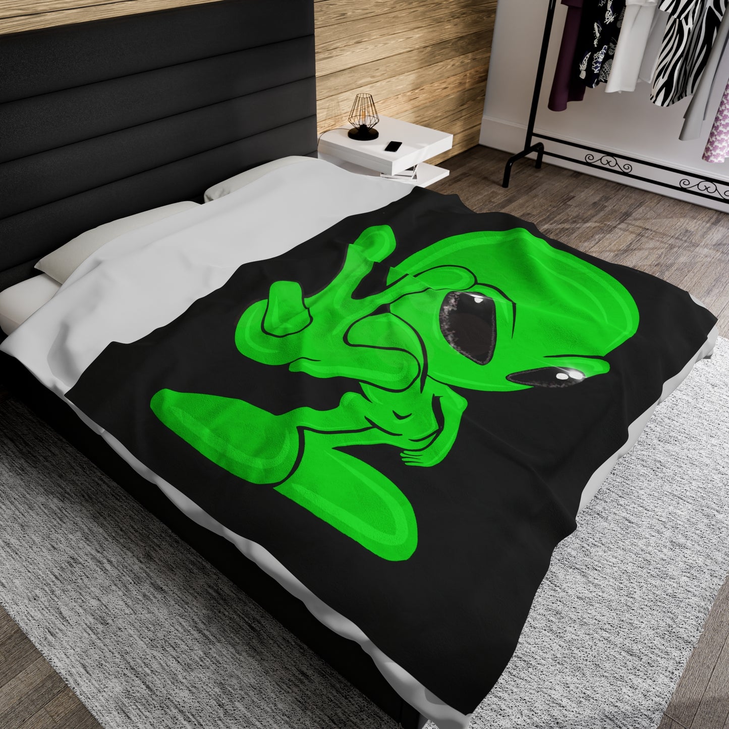 ALIEN BOYS  - Velveteen Plush Blanket