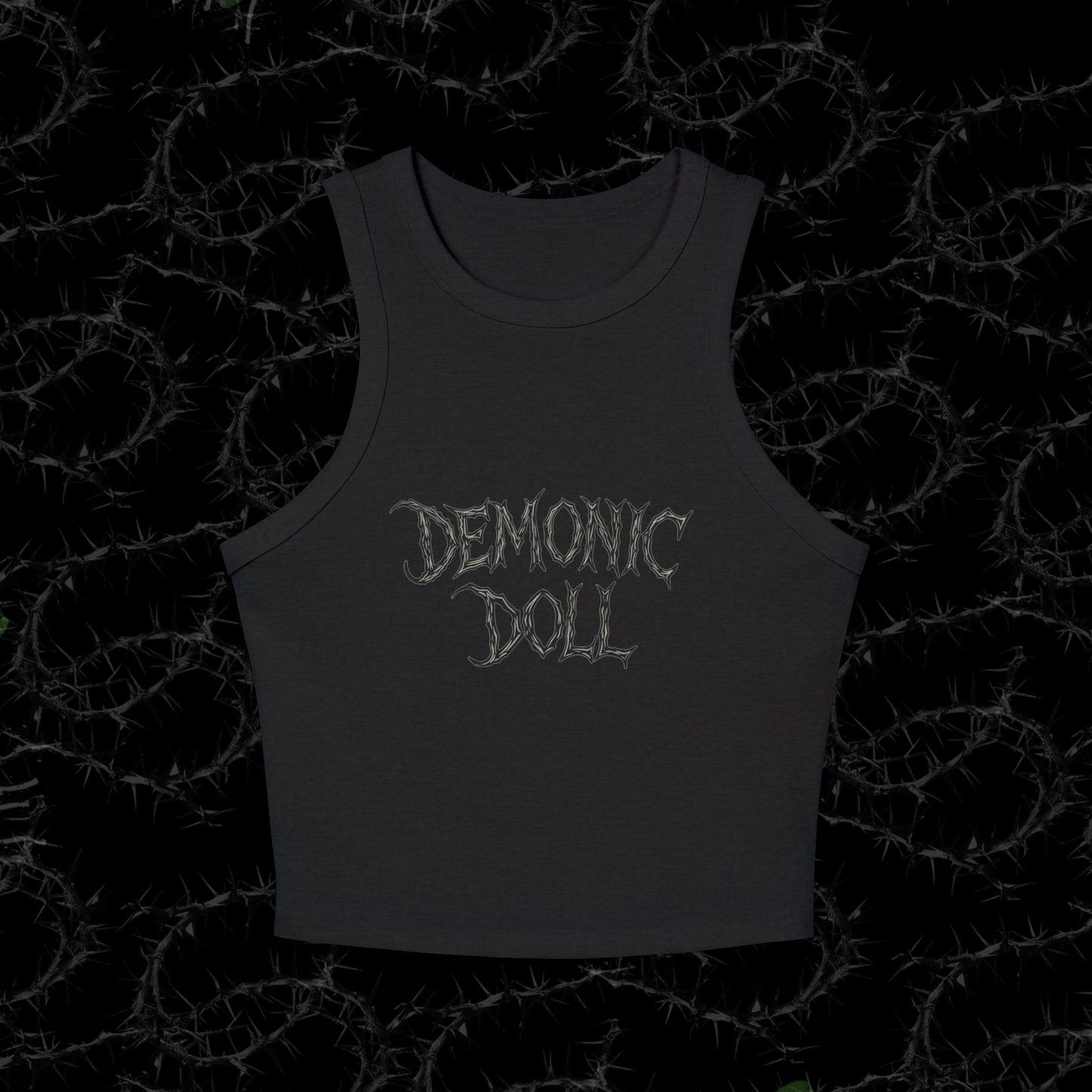 DEMONIC DOLL - Women's Micro Rib Racer Tank Top