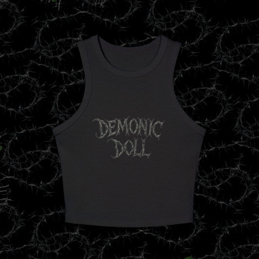 DEMONIC DOLL - Women's Micro Rib Racer Tank Top