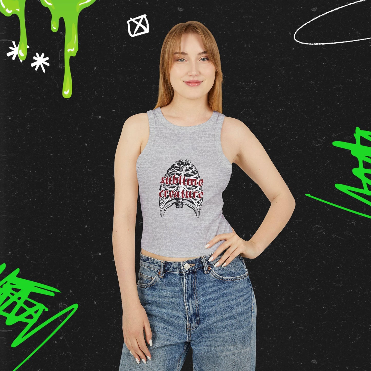 Sublime Creature - Women's Micro Rib Racer Tank Top