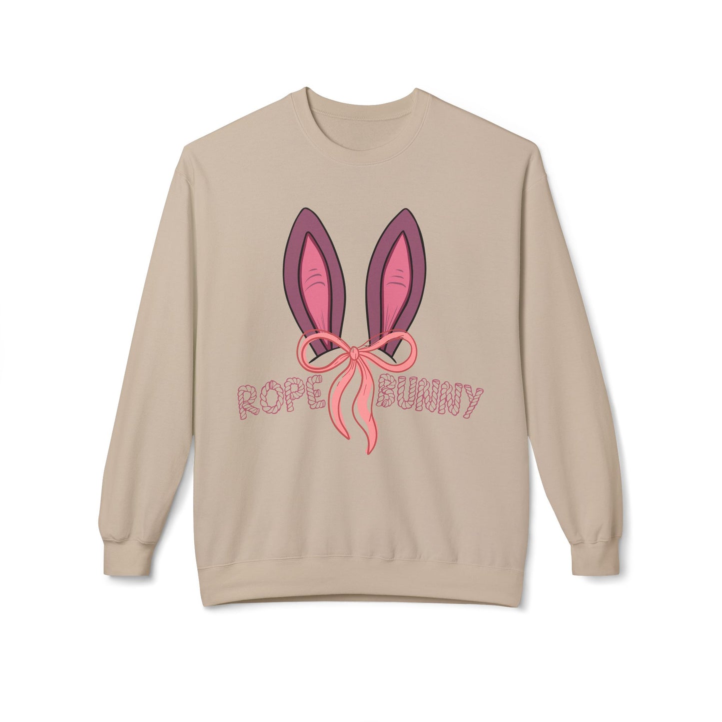 Rope Bunny - Unisex Midweight Softstyle Fleece Crewneck Sweatshirt