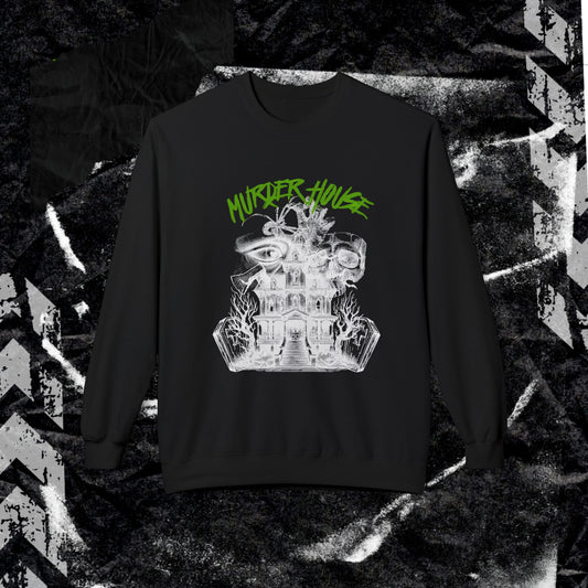 MURDER HOUSE - Unisex Midweight Softstyle Fleece Crewneck Sweatshirt