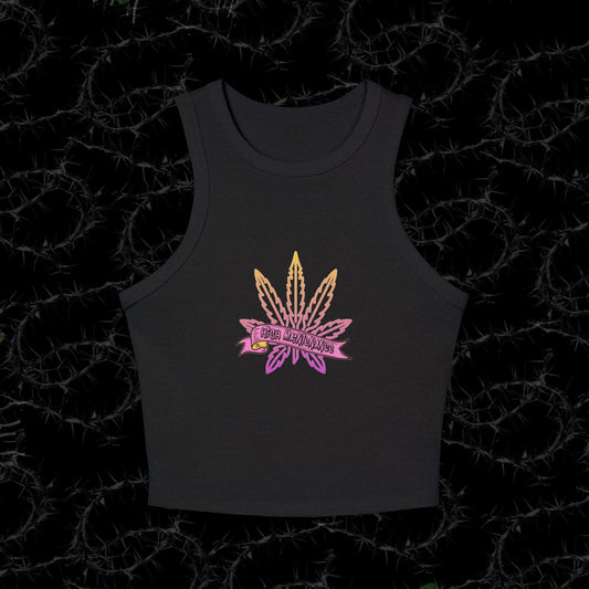 High Maintenance - Women's Micro Rib Racer Tank Top