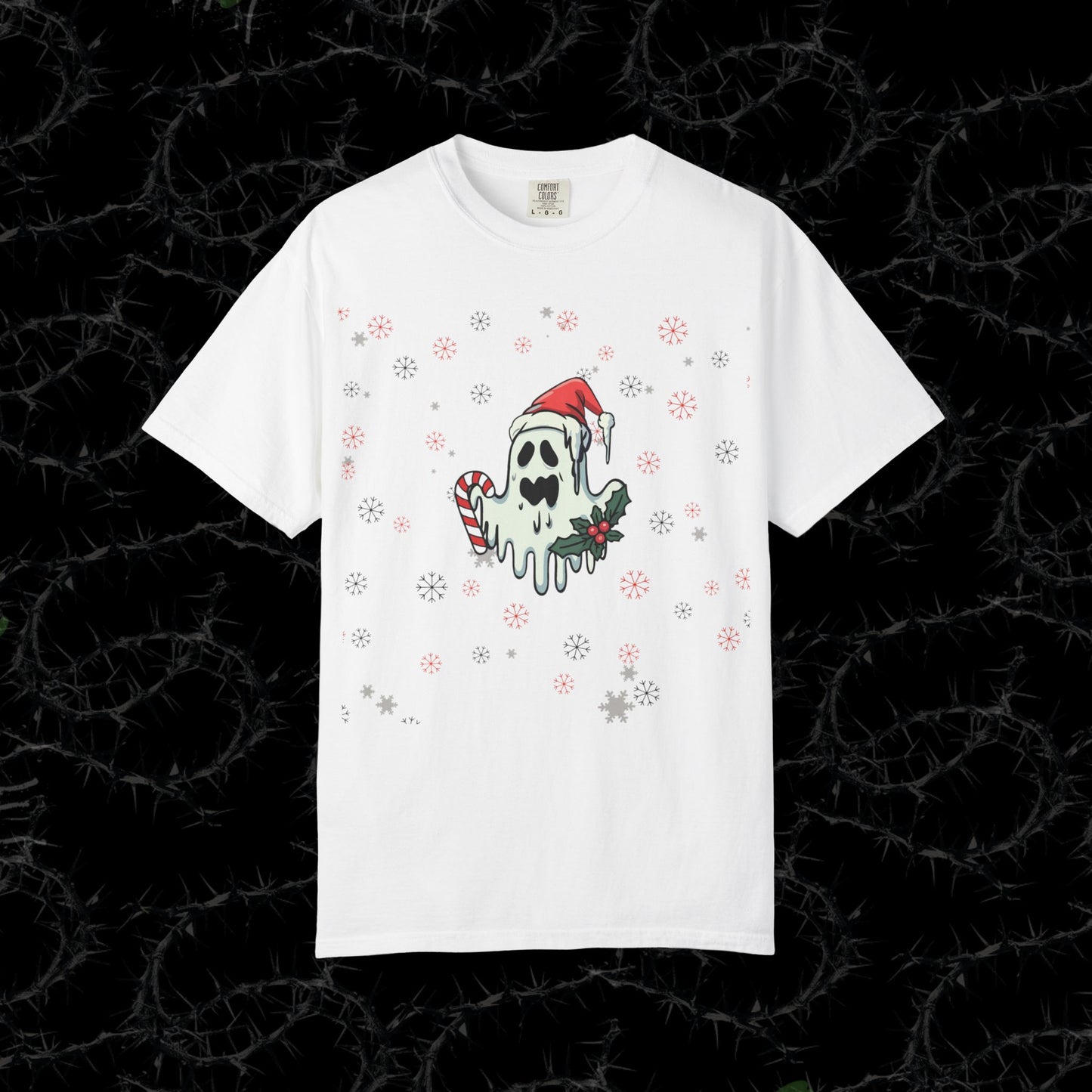 HAUNTING CHRISTMAS - Unisex Garment-Dyed T-shirt