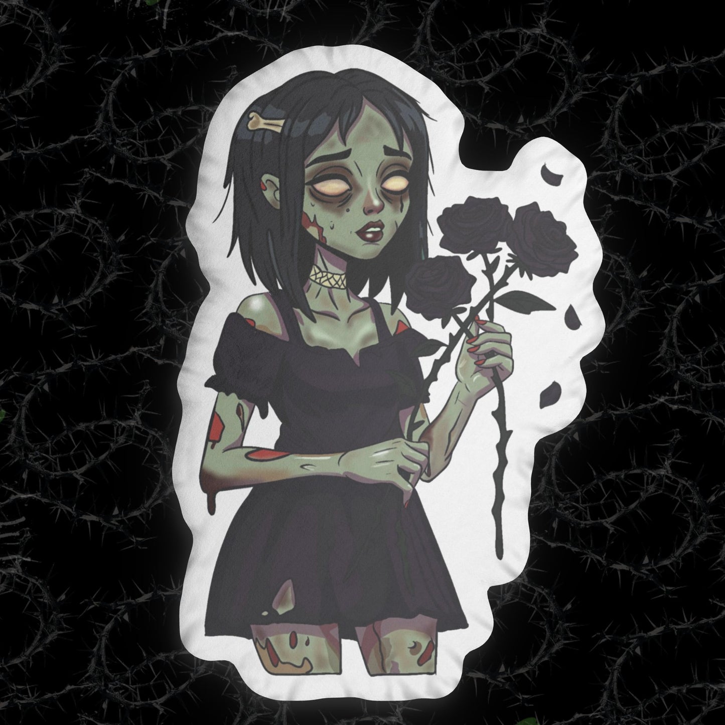 Prettiest Girl In the Graveyard - Custom Shaped Pillows