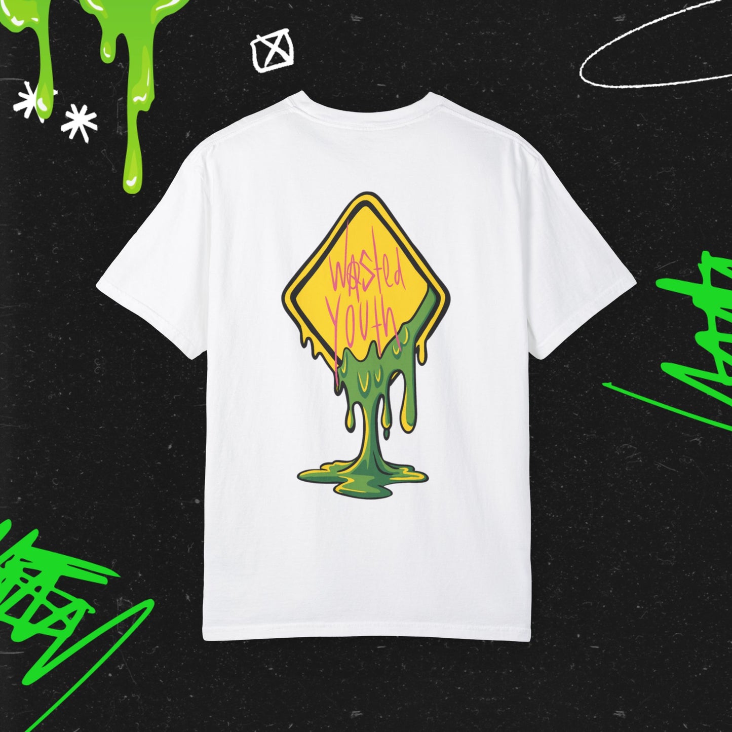 Wasted Youth - Unisex Garment-Dyed T-shirt.