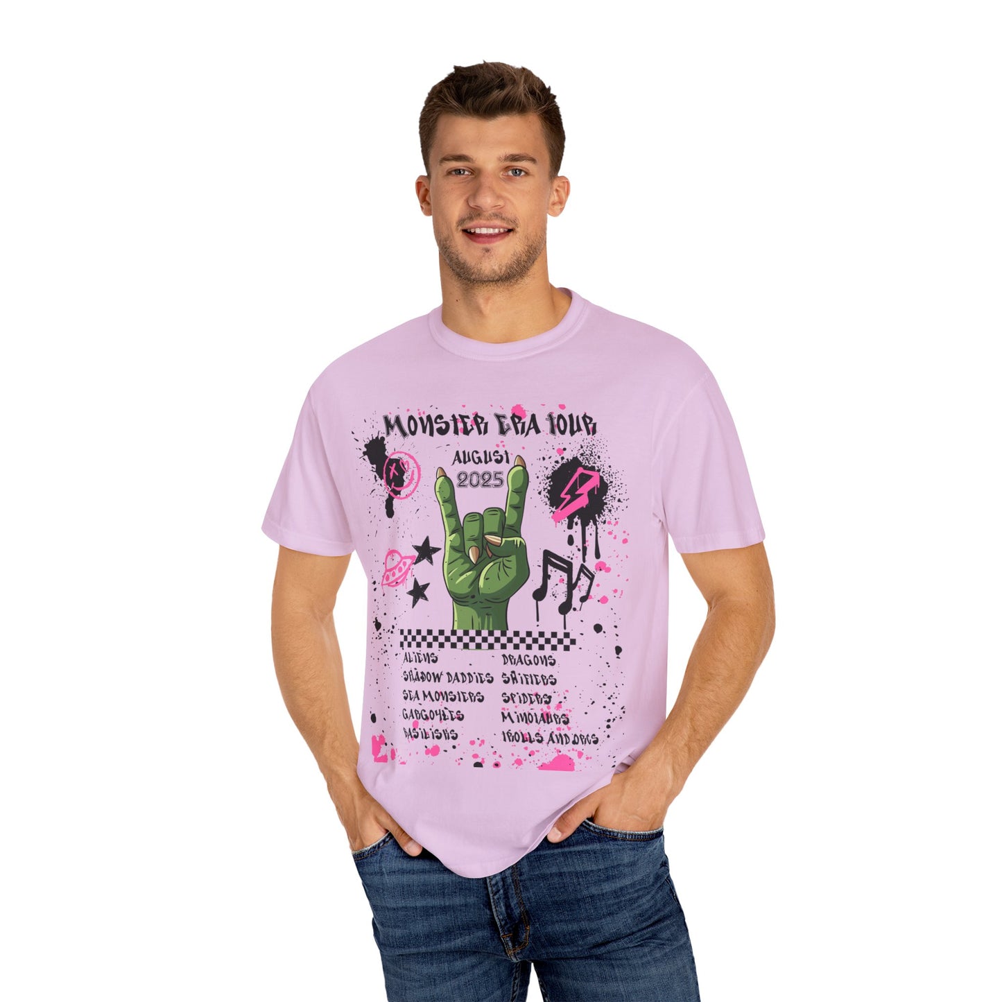 Monster Era Tour - Unisex Garment-Dyed T-shirt.