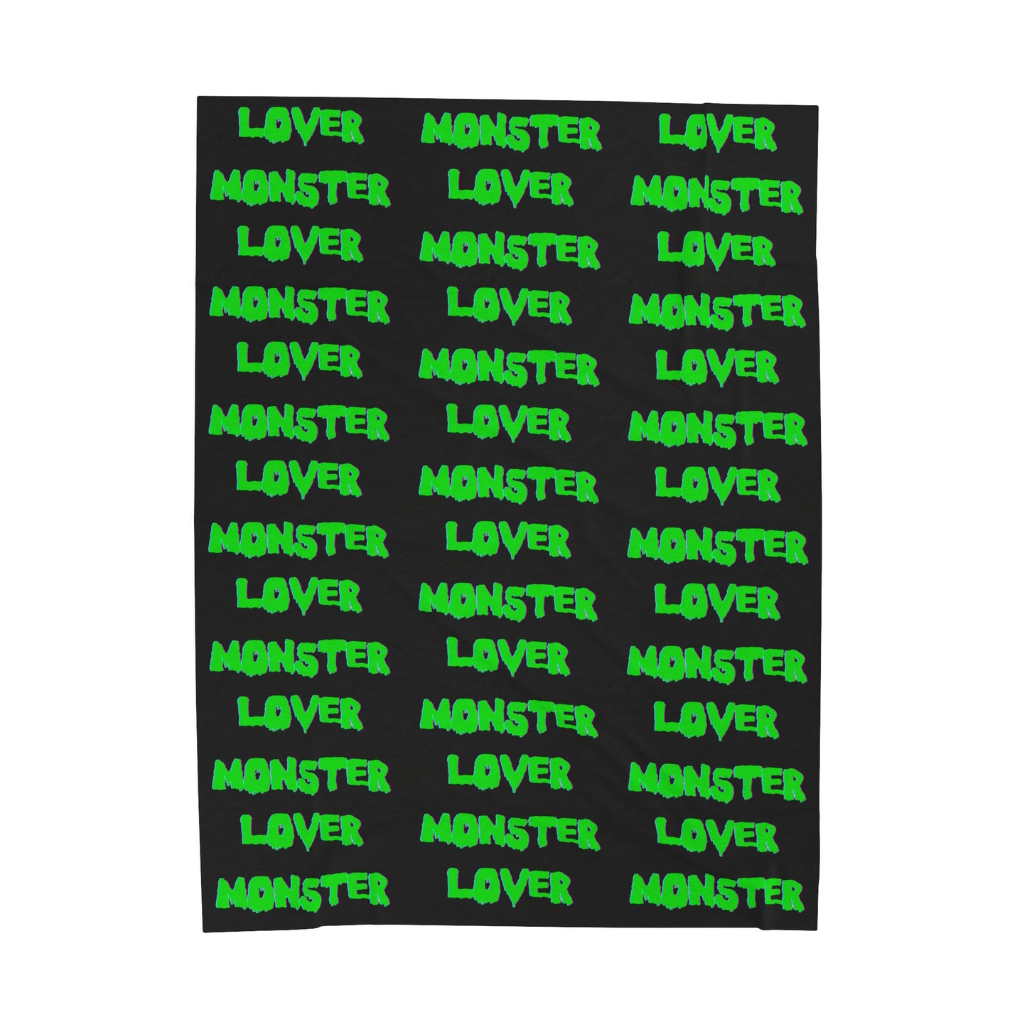 Monster Lover - Velveteen Plush Blanket