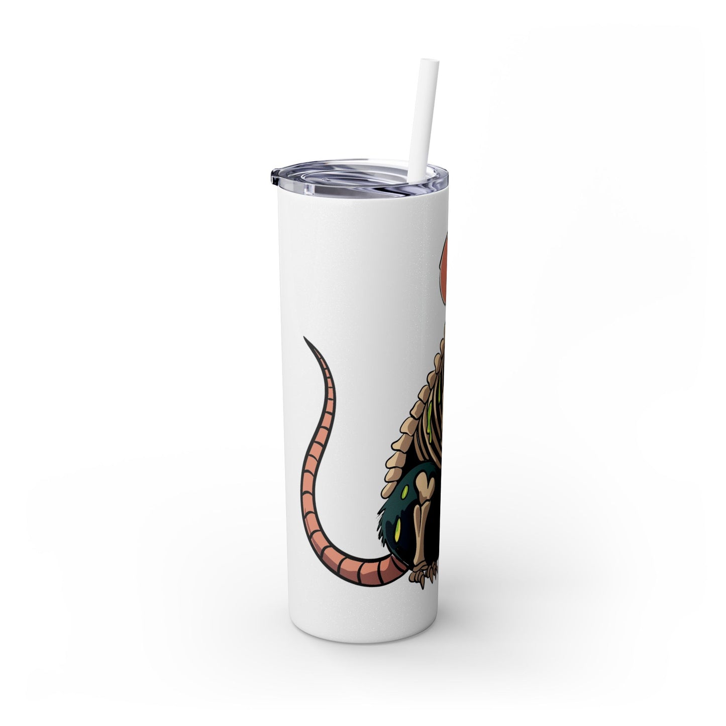 Garbage Rat - Skinny Tumbler with Straw, 20oz