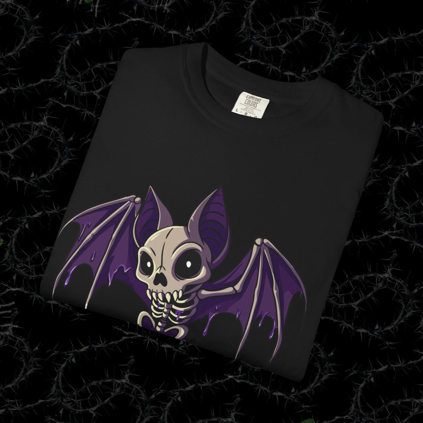 Bat Attitude - Unisex Garment-Dyed T-shirt.