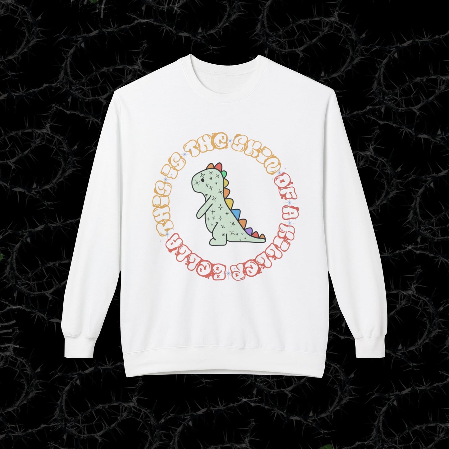 This is the Skin of A Killer Bella - Unisex Midweight Softstyle Fleece Crewneck Sweatshirt