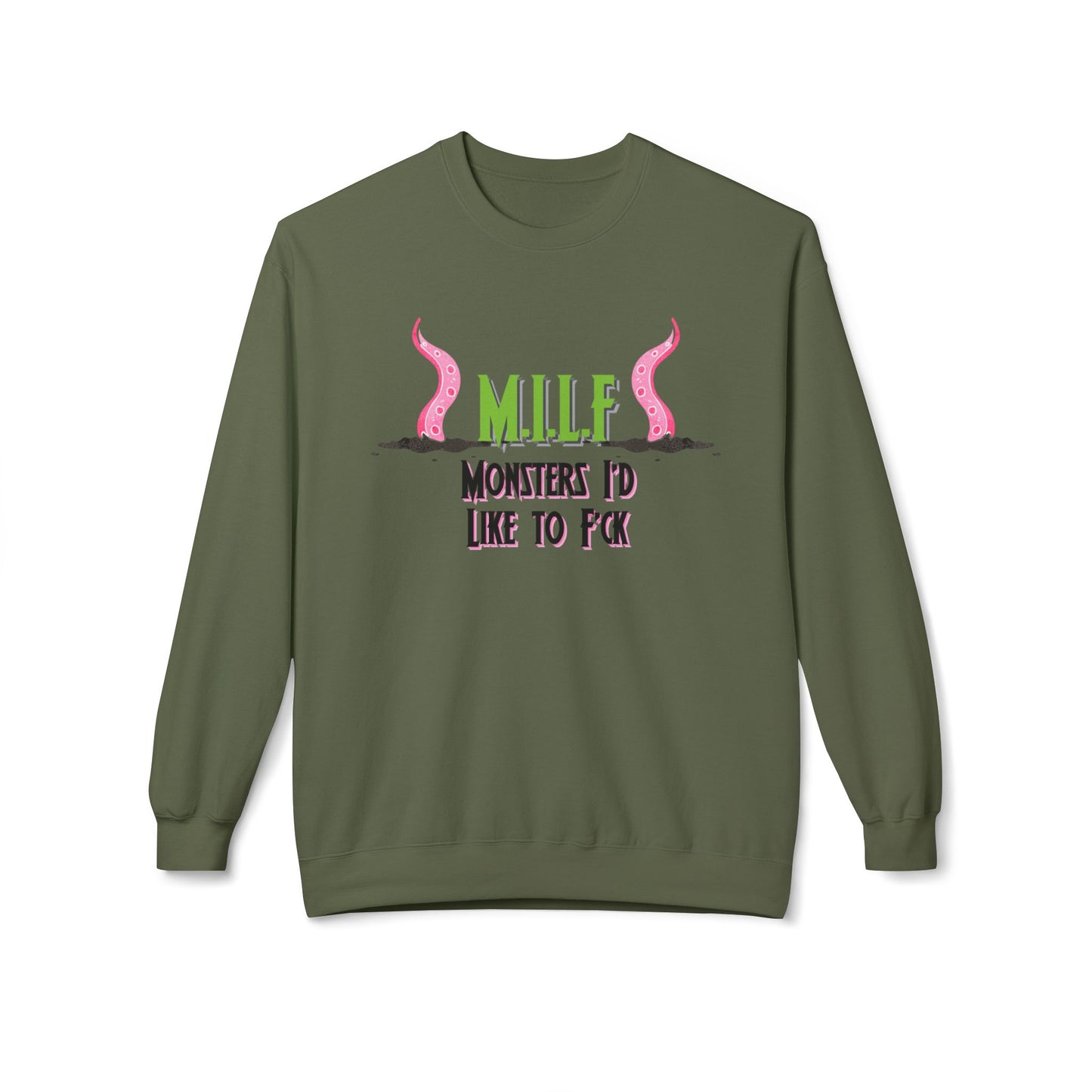 M.I.L.F. - Unisex Midweight Softstyle Fleece Crewneck Sweatshirt