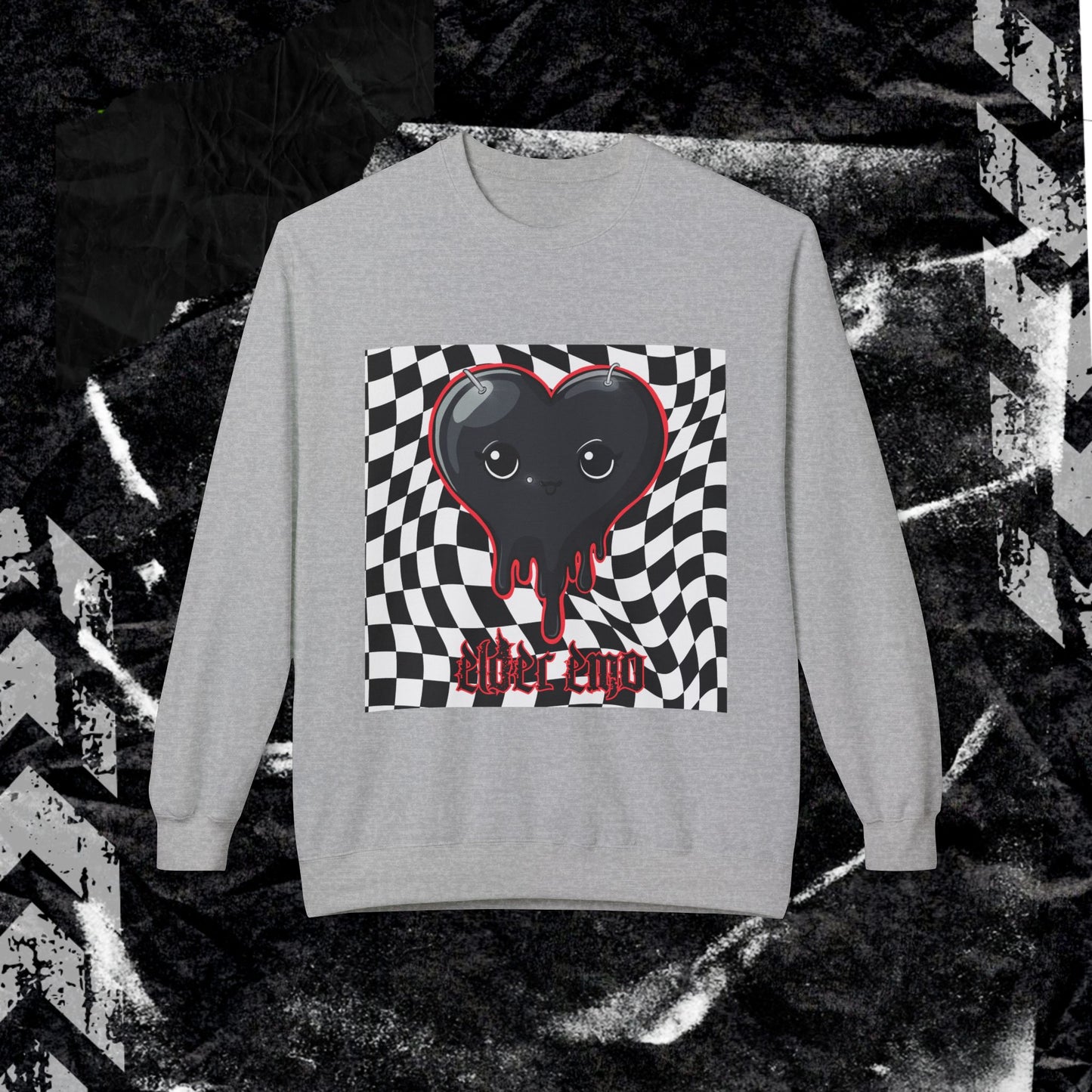Elder Emo - Unisex Midweight Softstyle Fleece Crewneck Sweatshirt