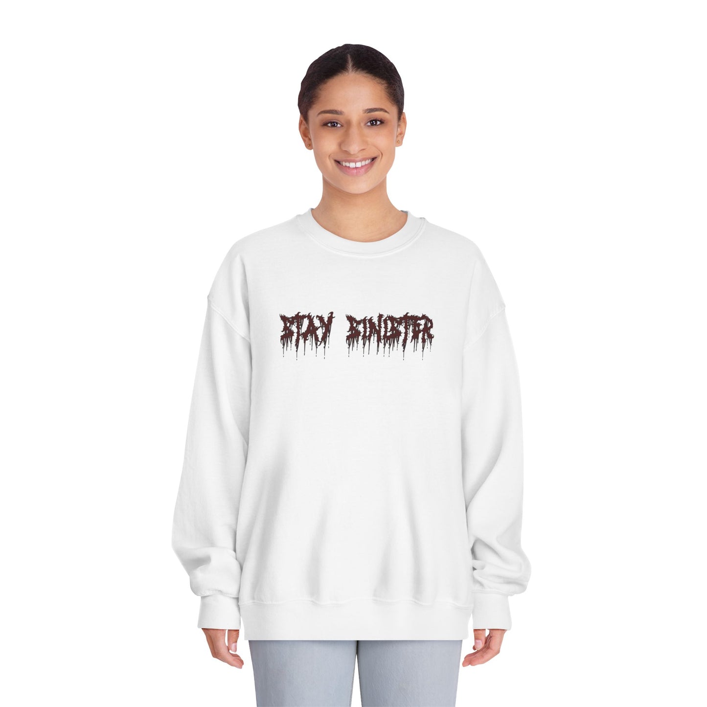 STAY SINISTER - Unisex DryBlend® Crewneck Sweatshirt