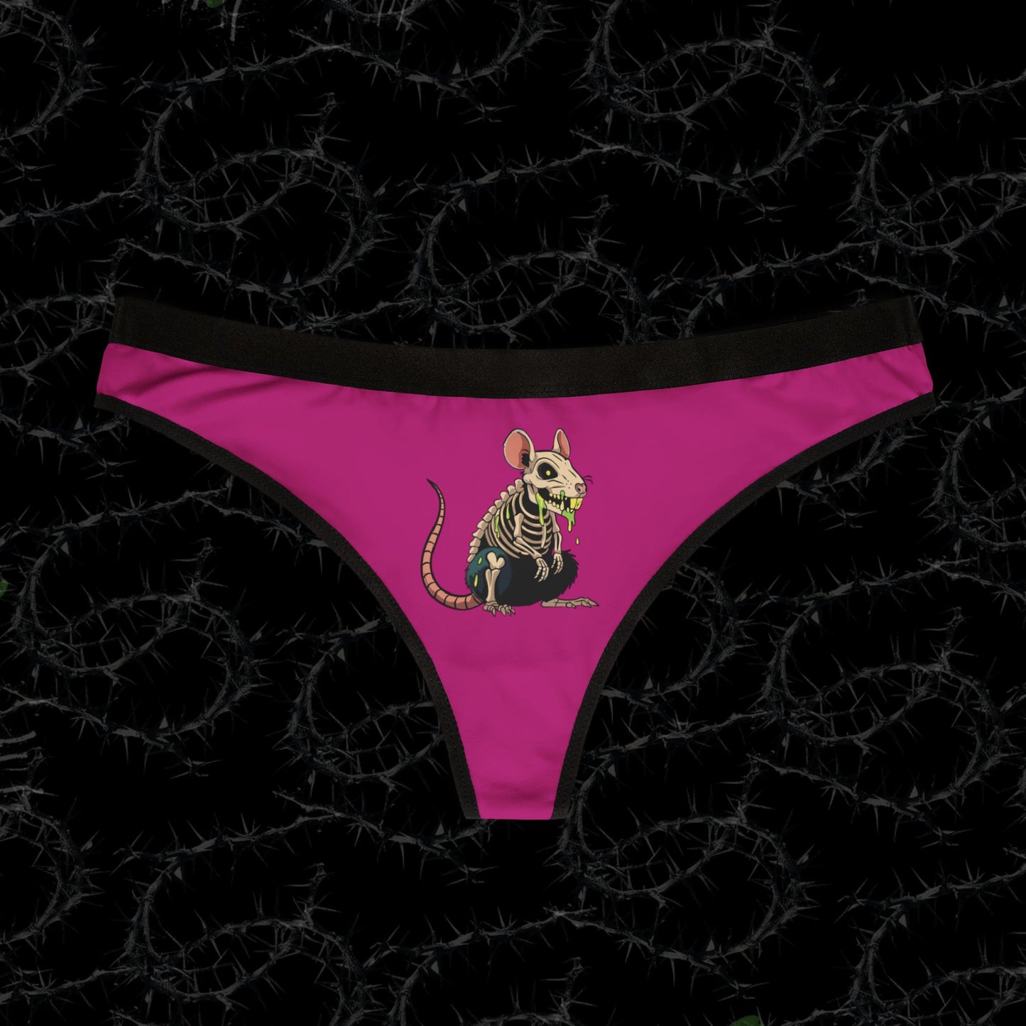 Garbage Rat - Women's Thongs (AOP)