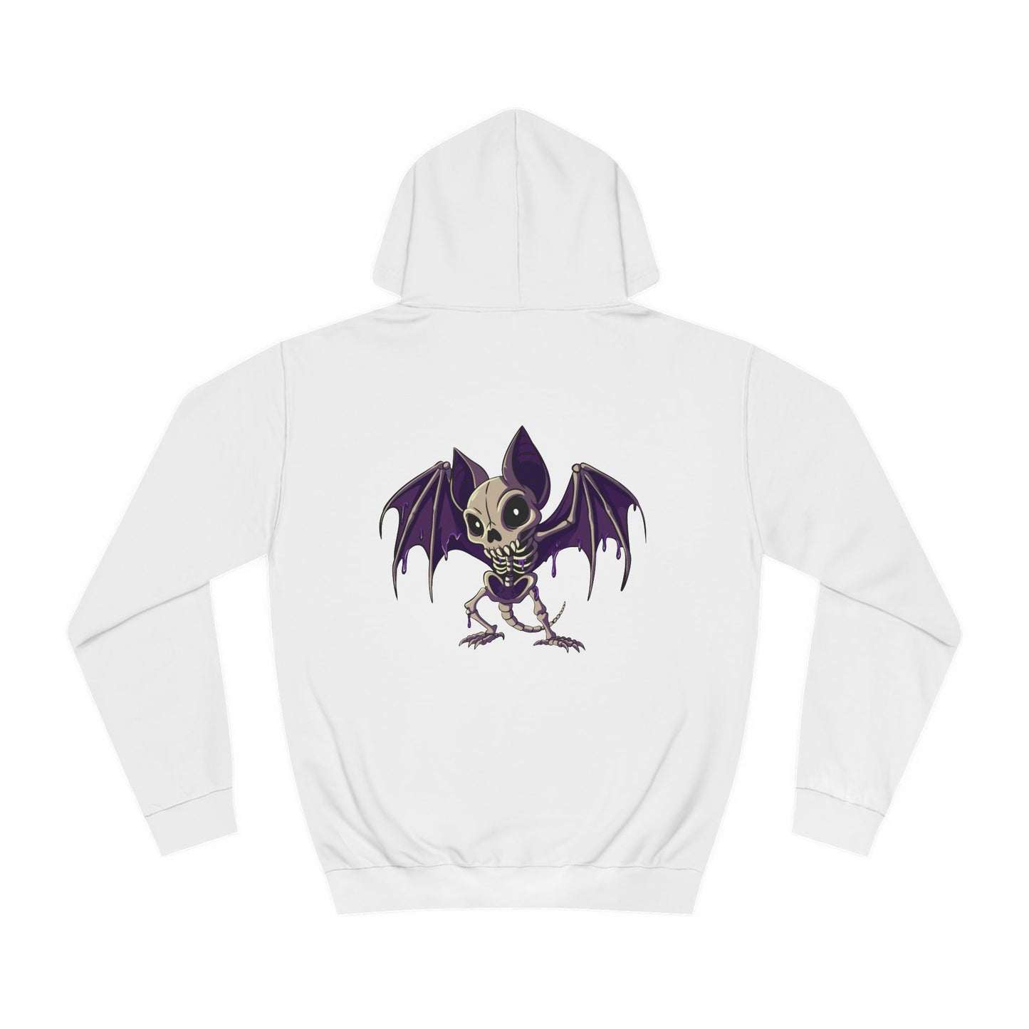 Purple People Eater Batty  - Unisex College Hoodie