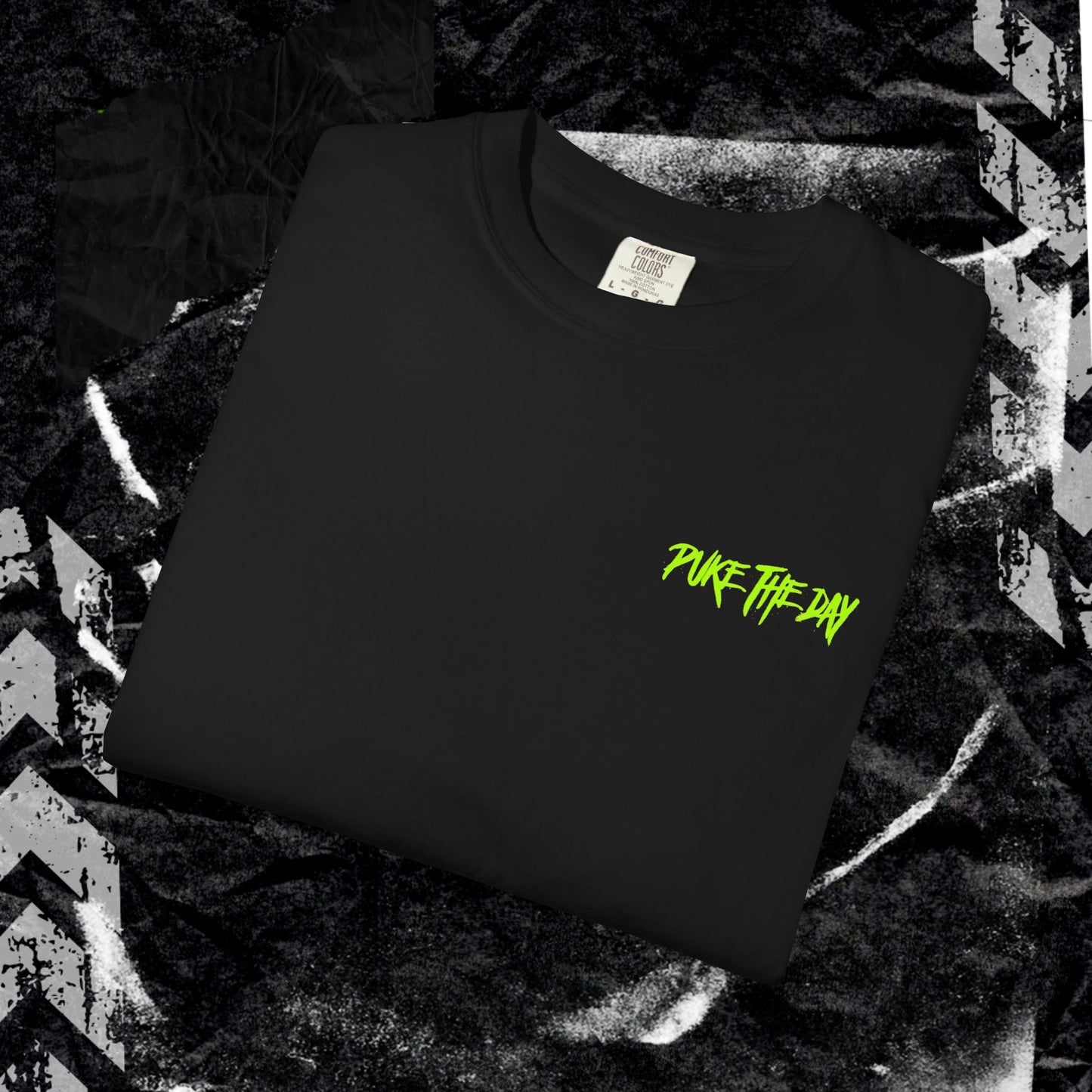 THAT GIRL IS POISON (BACK PRINT) - Unisex Garment-Dyed T-shirt.