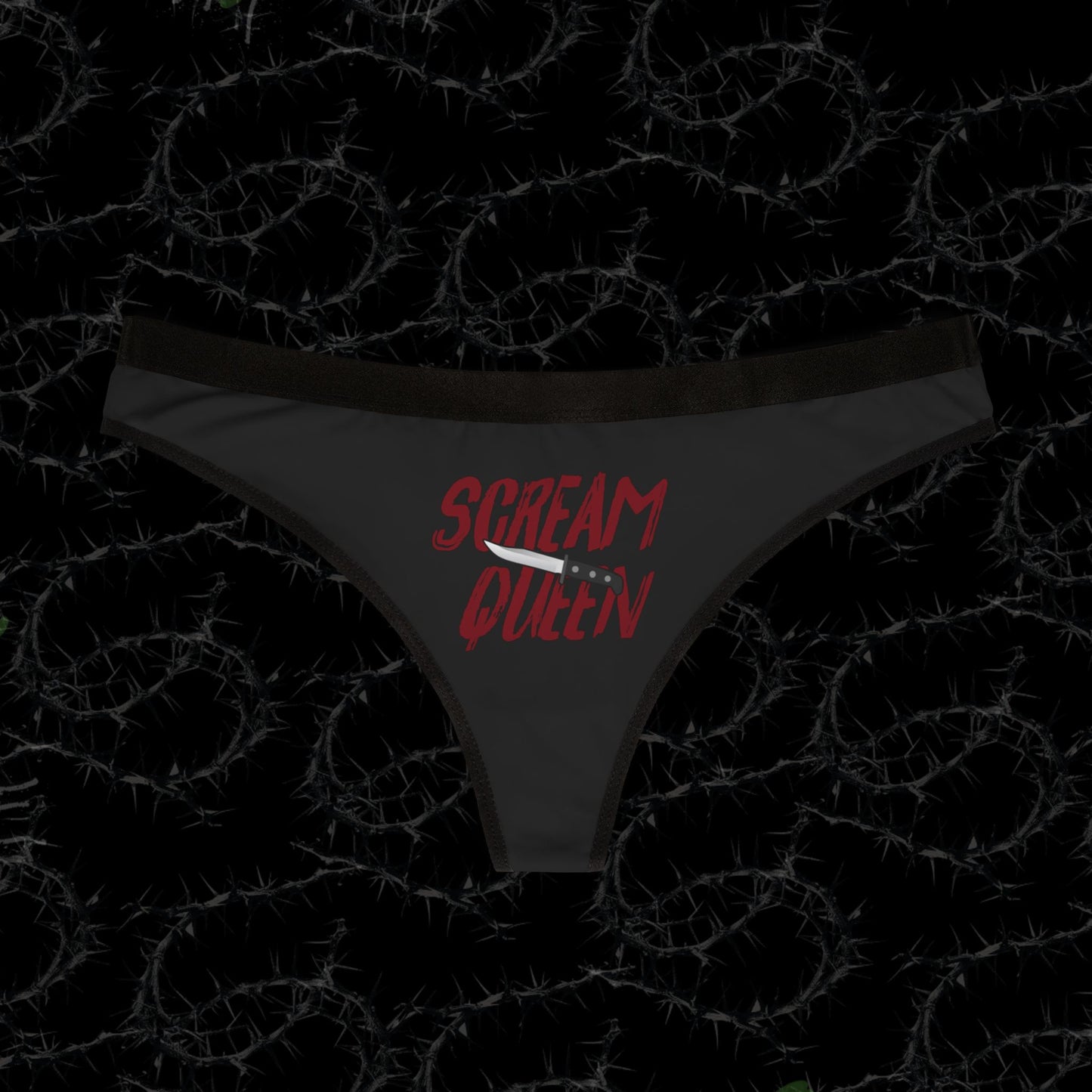 SCREAM QUEEN - Women's Thongs (AOP)