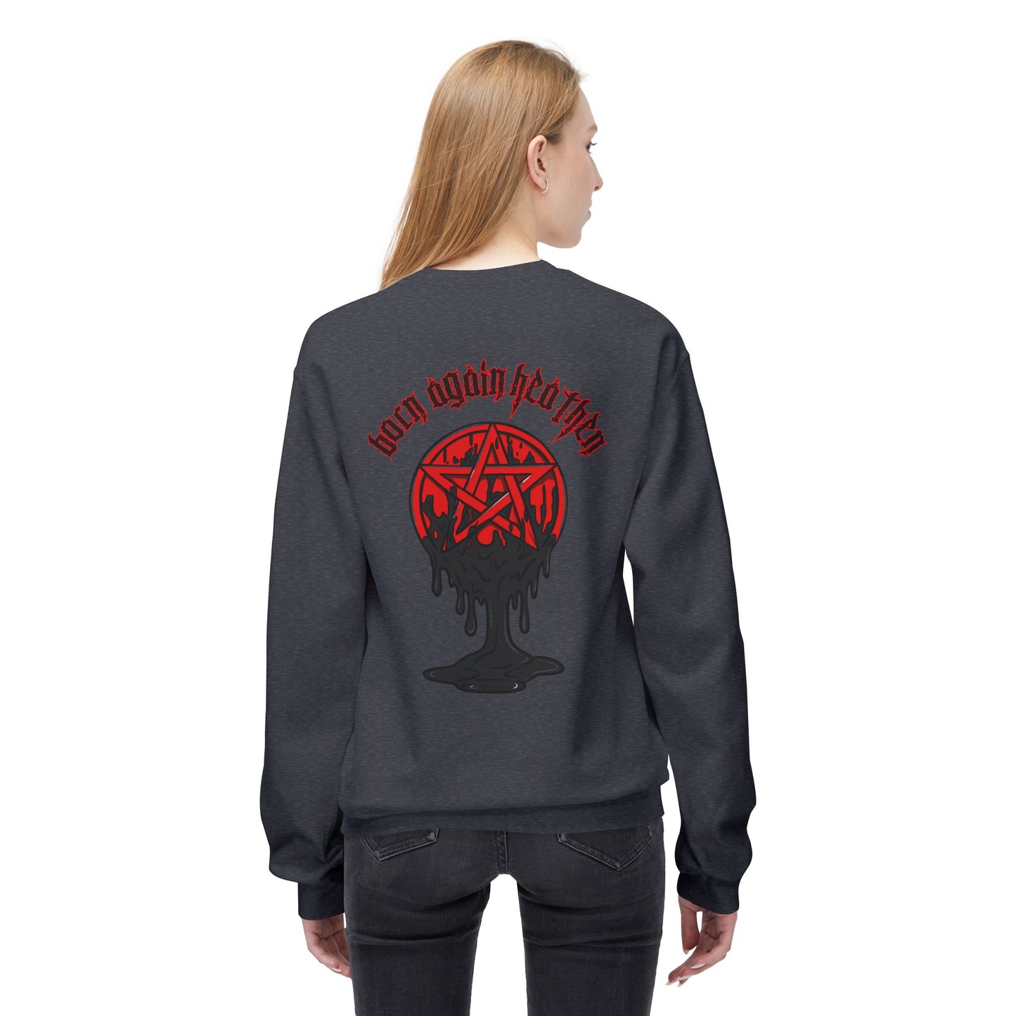 Heathen - Unisex Midweight Softstyle Fleece Crewneck Sweatshirt