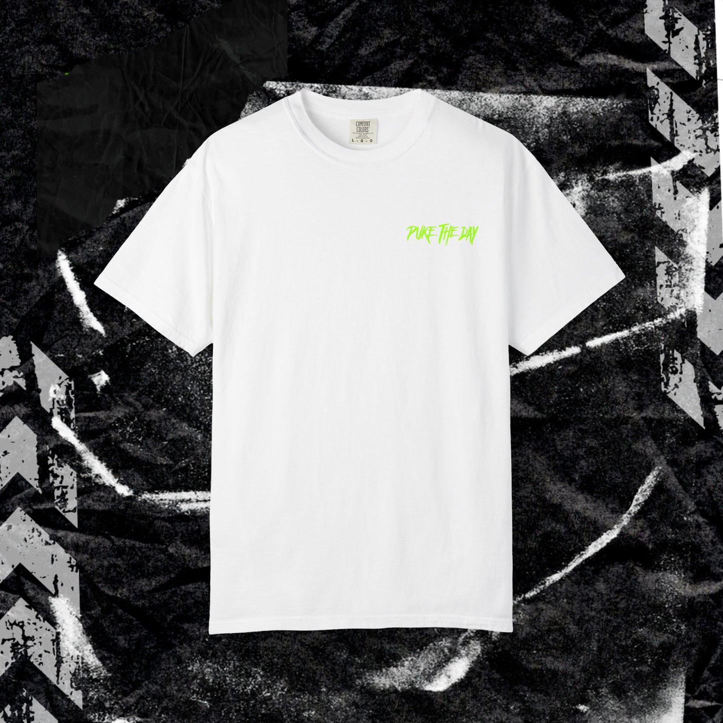 THAT GIRL IS POISON (BACK PRINT) - Unisex Garment-Dyed T-shirt.