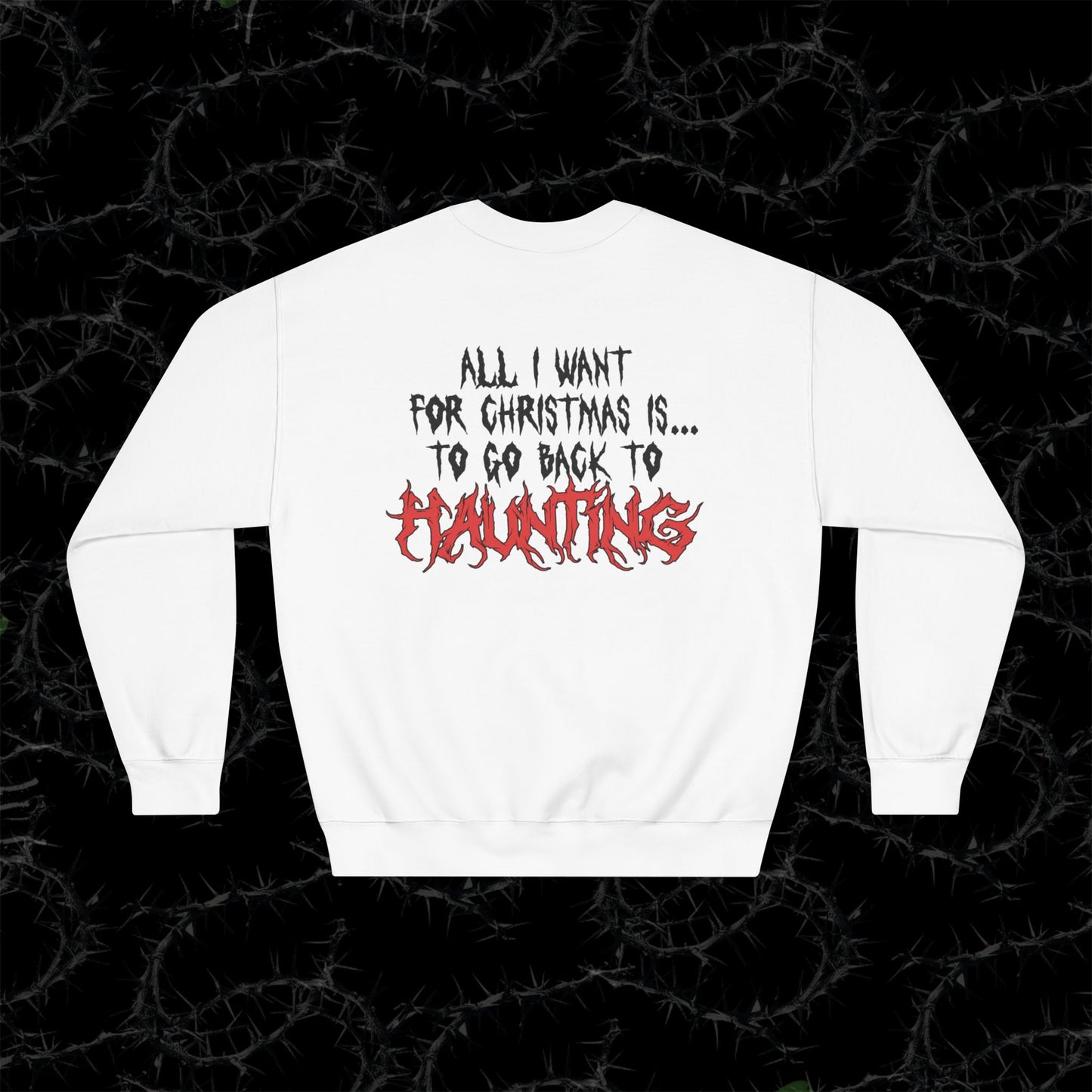 CHRISTMAS HAUNTING - Unisex DryBlend® Crewneck Sweatshirt