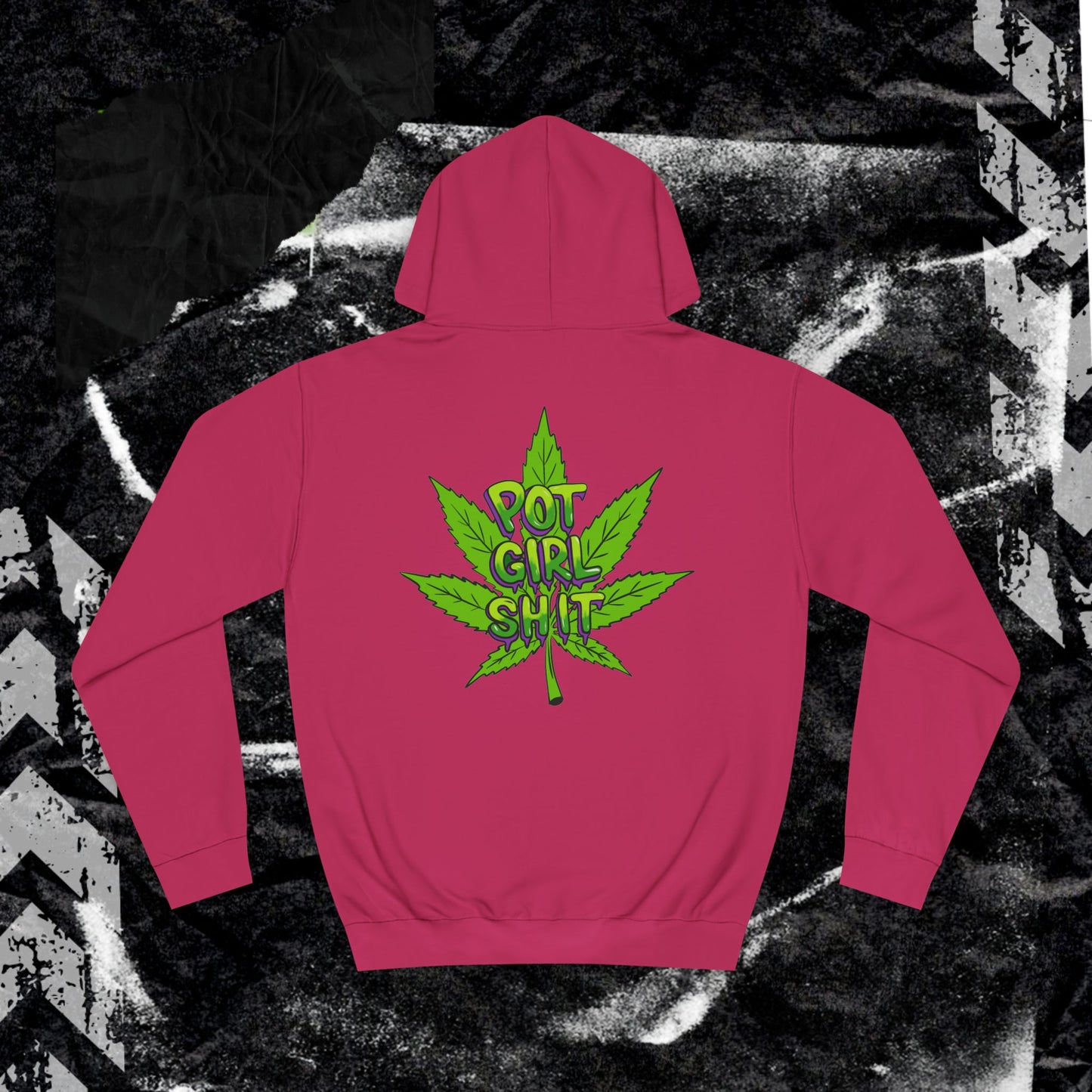 POT GIRL SHIT - Unisex College Hoodie
