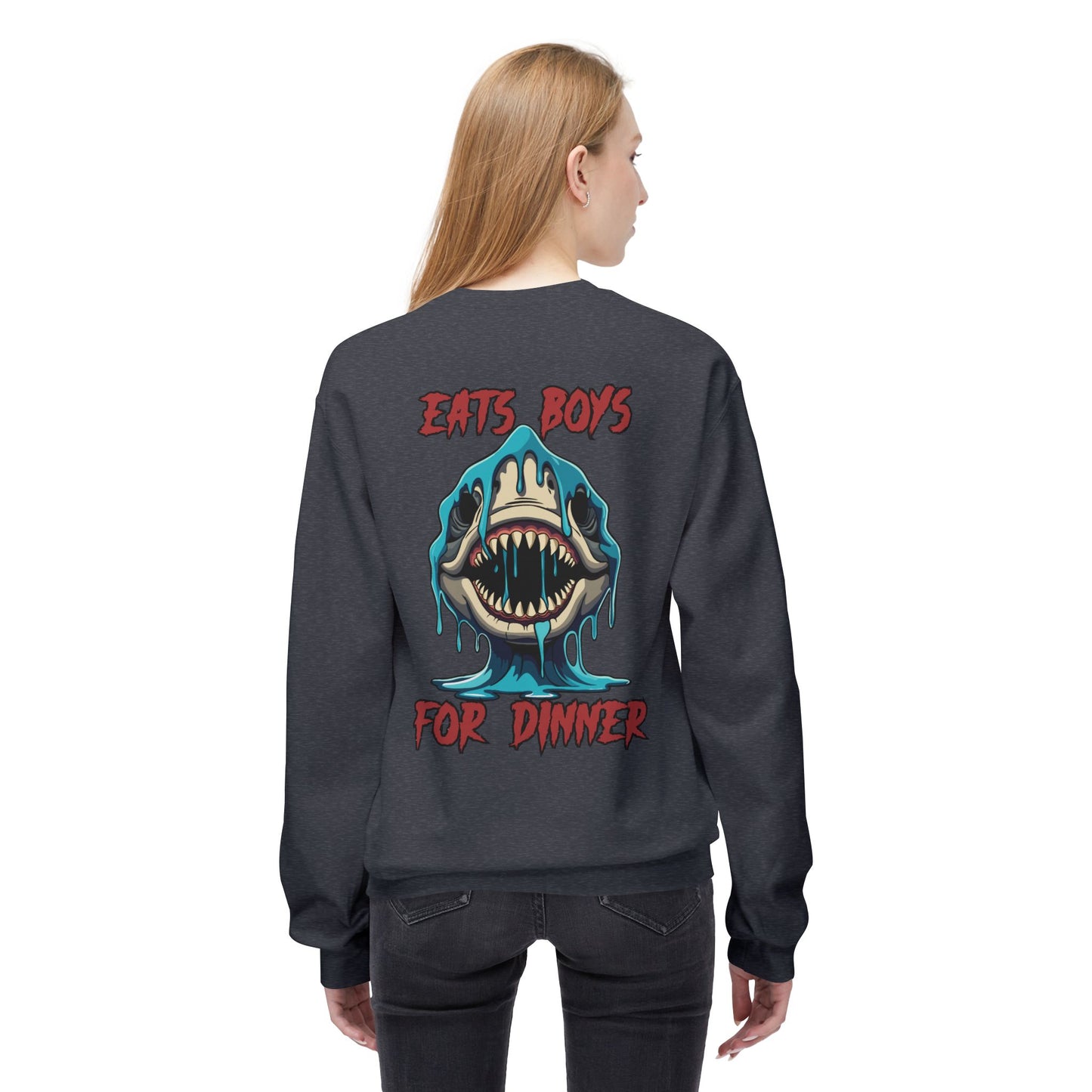 Eats Boys For Dinner - Unisex Midweight Softstyle Fleece Crewneck Sweatshirt