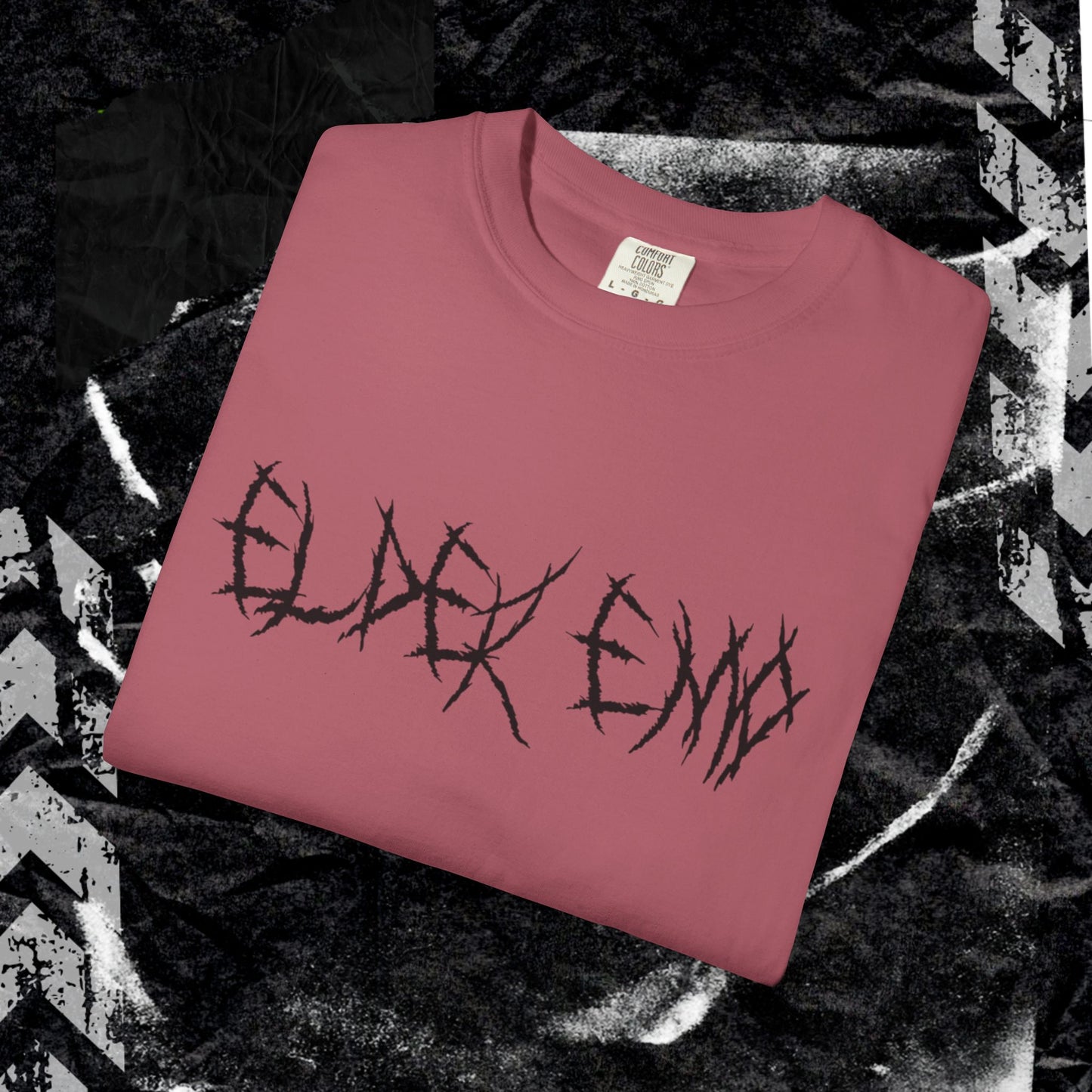 Elder Emo - Unisex Garment-Dyed T-shirt.