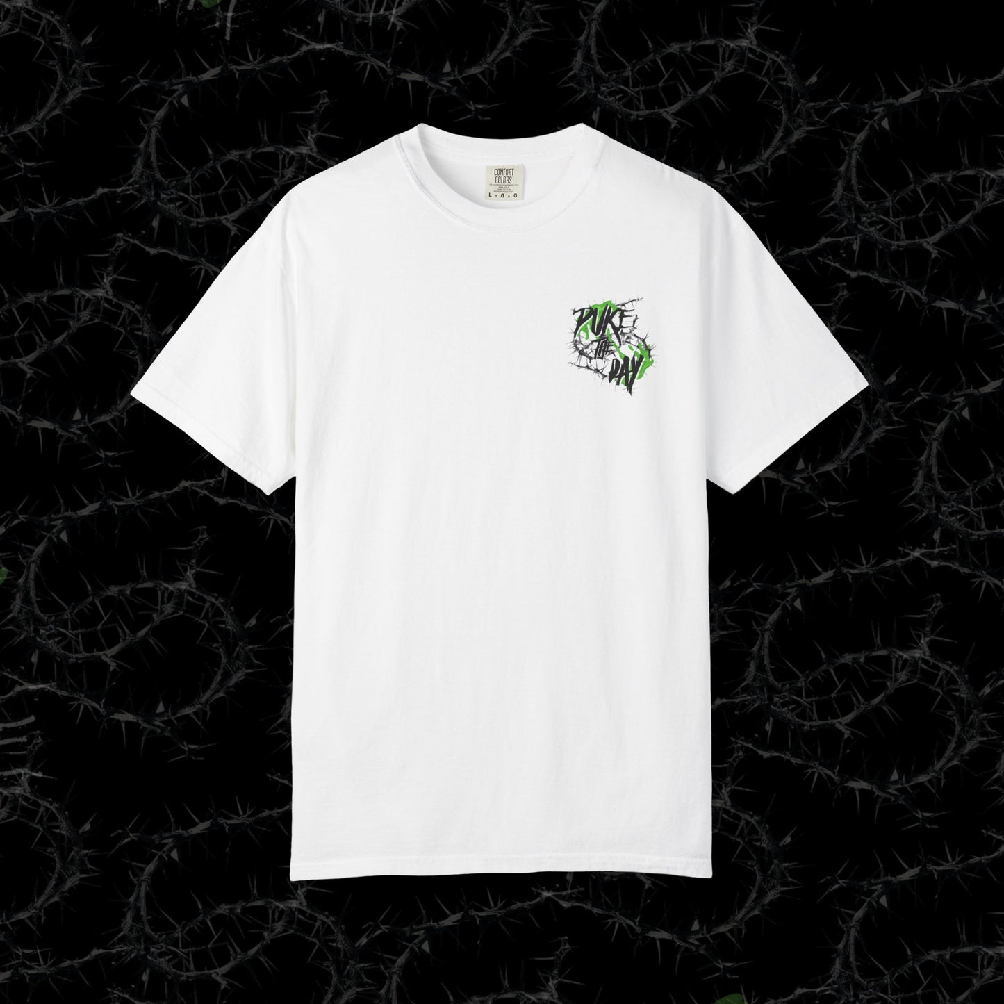 SHUT UP OR KNUCKLE UP - Unisex Garment-Dyed T-shirt.