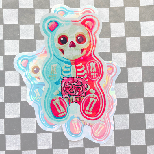 Gummy Bear Guts Sticker