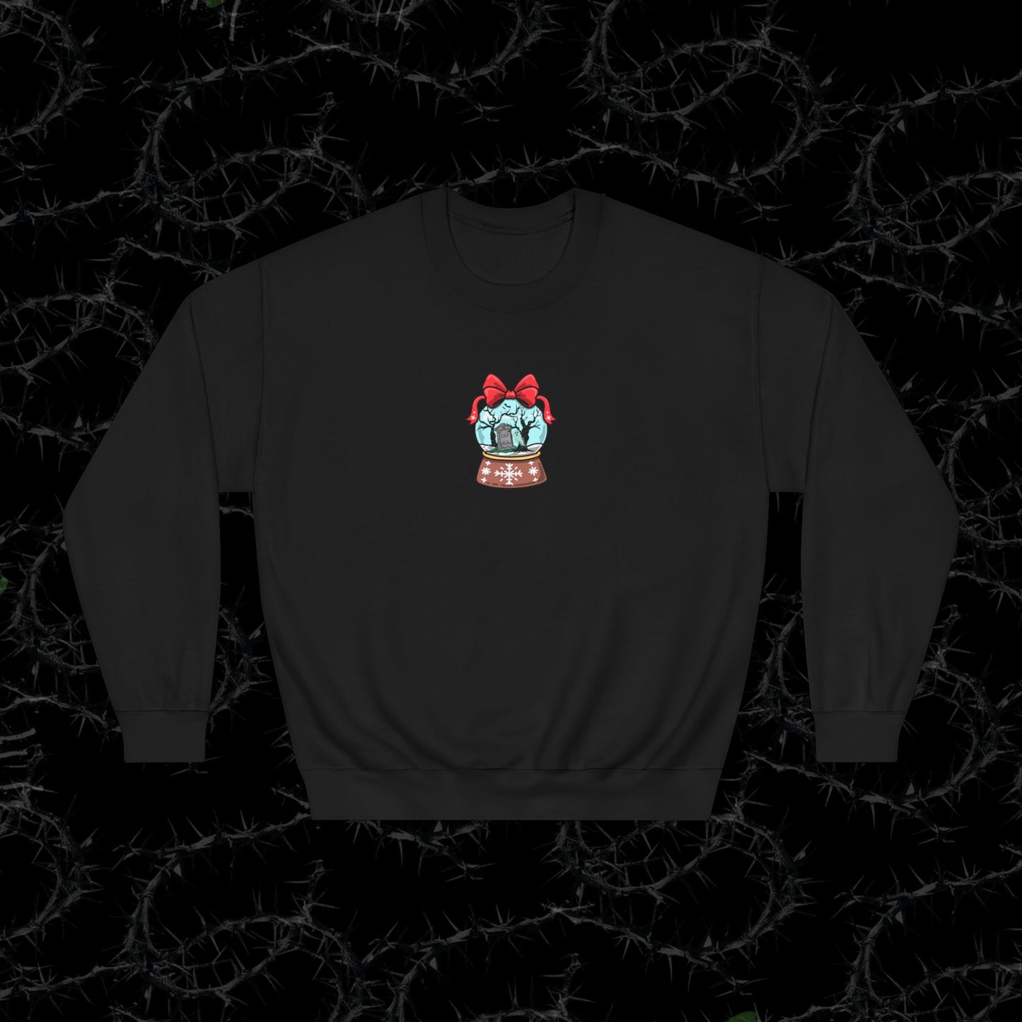 HAUNTED SNOWGLOBE - Unisex DryBlend® Crewneck Sweatshirt