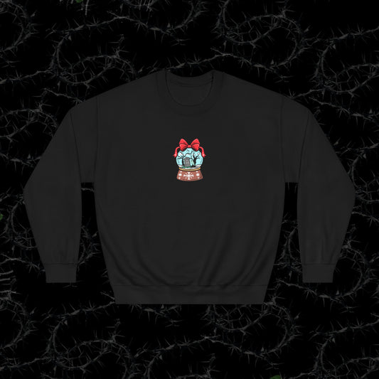 HAUNTED SNOWGLOBE - Unisex DryBlend® Crewneck Sweatshirt
