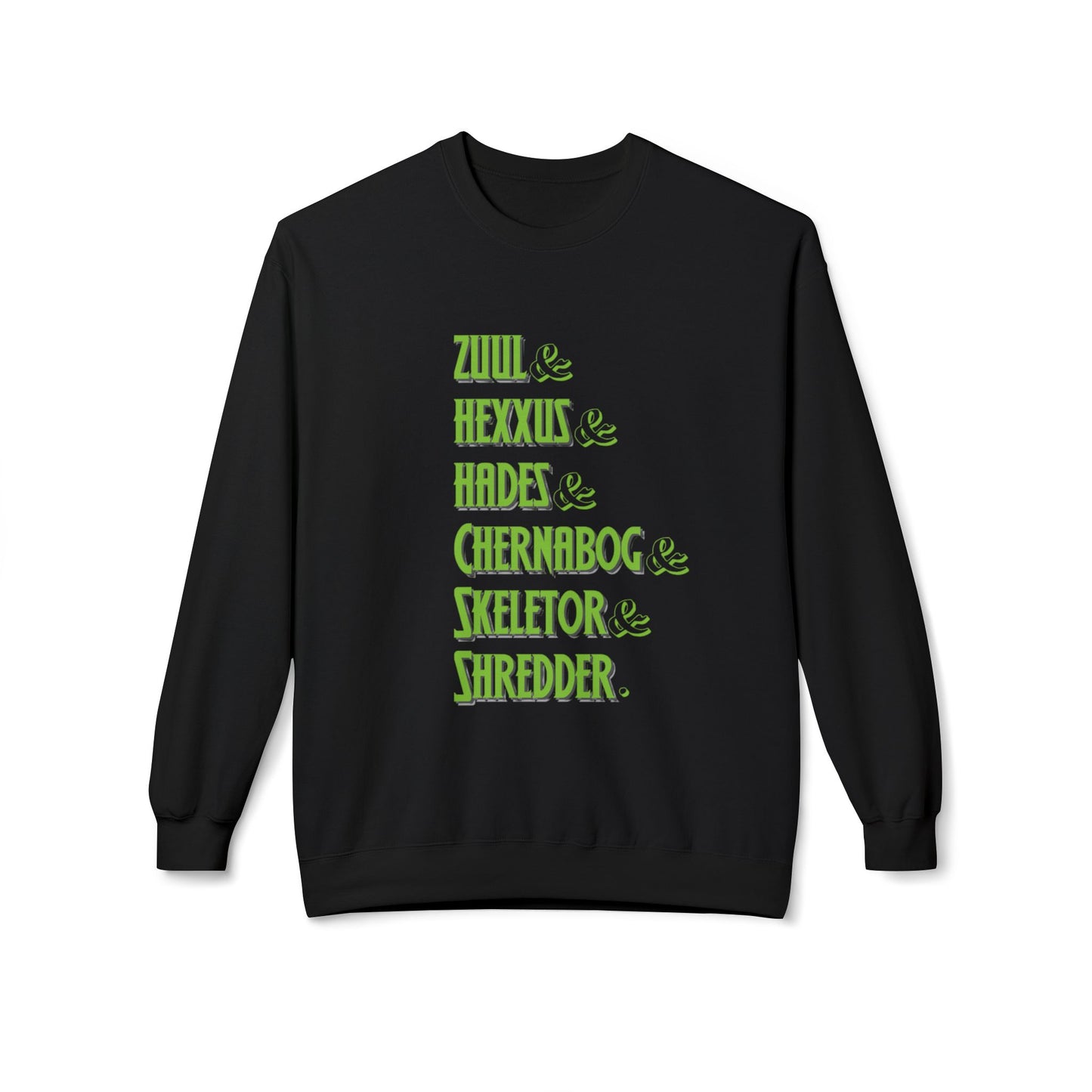 MONSTERS LIST  - Unisex Midweight Softstyle Fleece Crewneck Sweatshirt