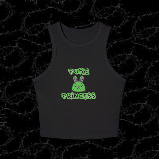 Puke Princess - Women's Micro Rib Racer Tank Top