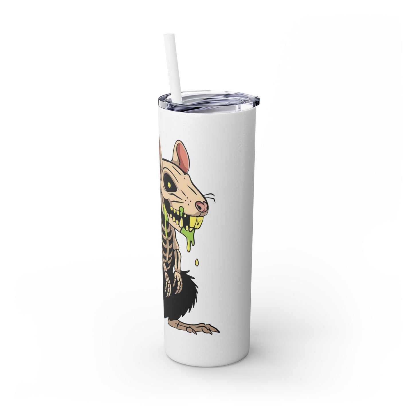 Garbage Rat - Skinny Tumbler with Straw, 20oz