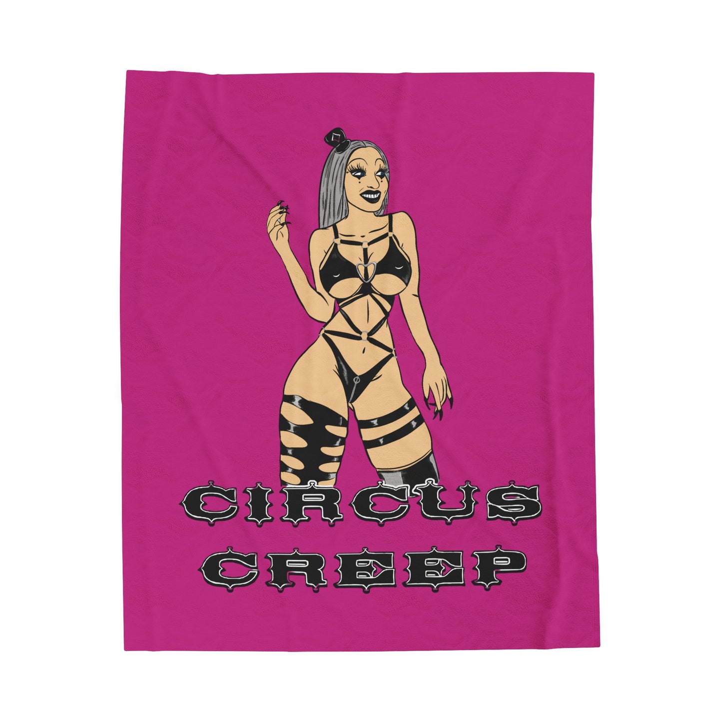 Circus Creep - Velveteen Plush Blanket