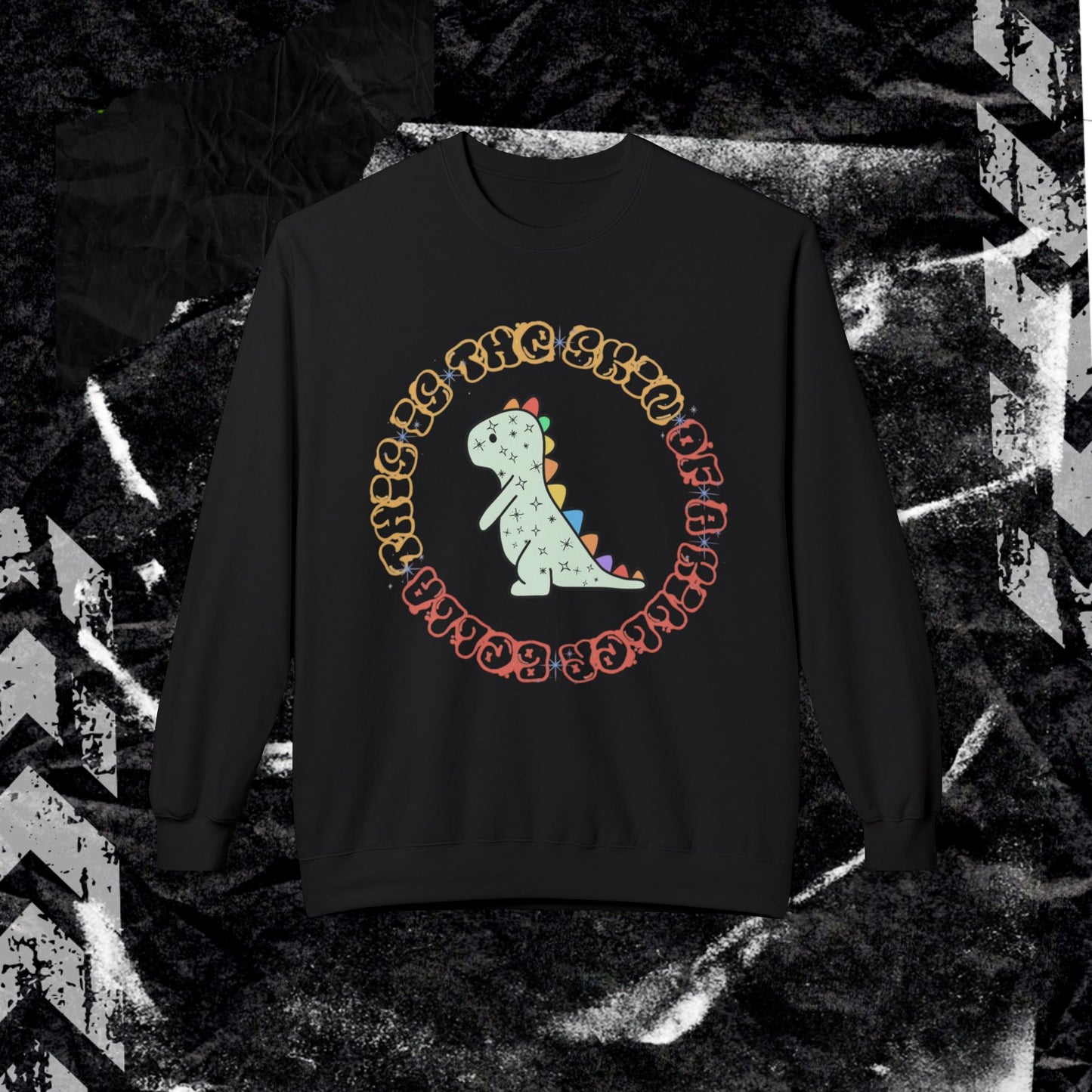 This is the Skin of A Killer Bella - Unisex Midweight Softstyle Fleece Crewneck Sweatshirt