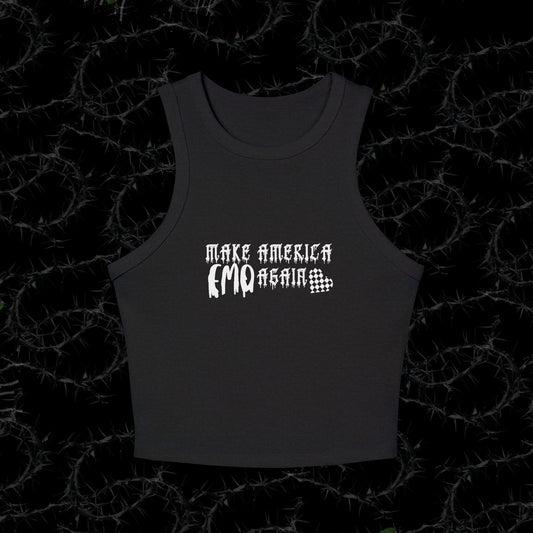 Make American Emo Again - Women's Micro Rib Racer Tank Top