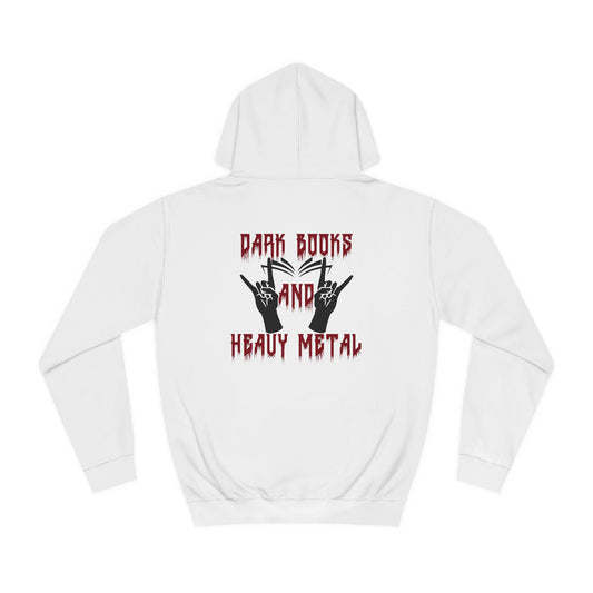 DARK BOOKS & HEAVY METAL - Unisex College Hoodie