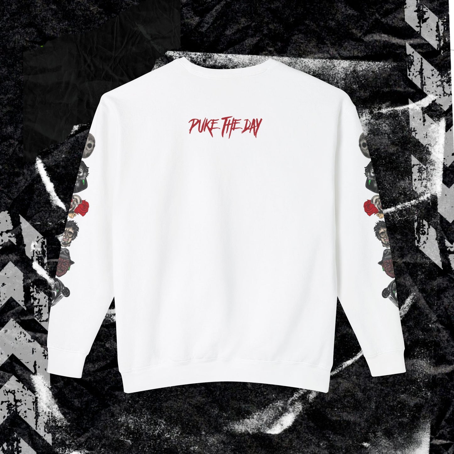 JUST A GIRL WHO LOVES HORROR MOVIES - Unisex Lightweight Crewneck Sweatshirt