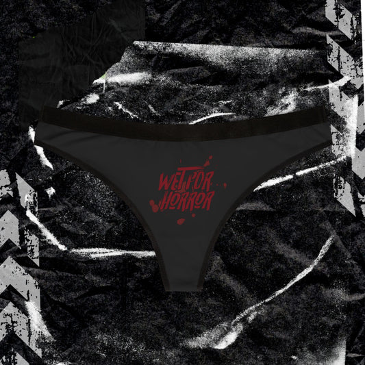 WET FOR HORROR - Women's Thongs (AOP)