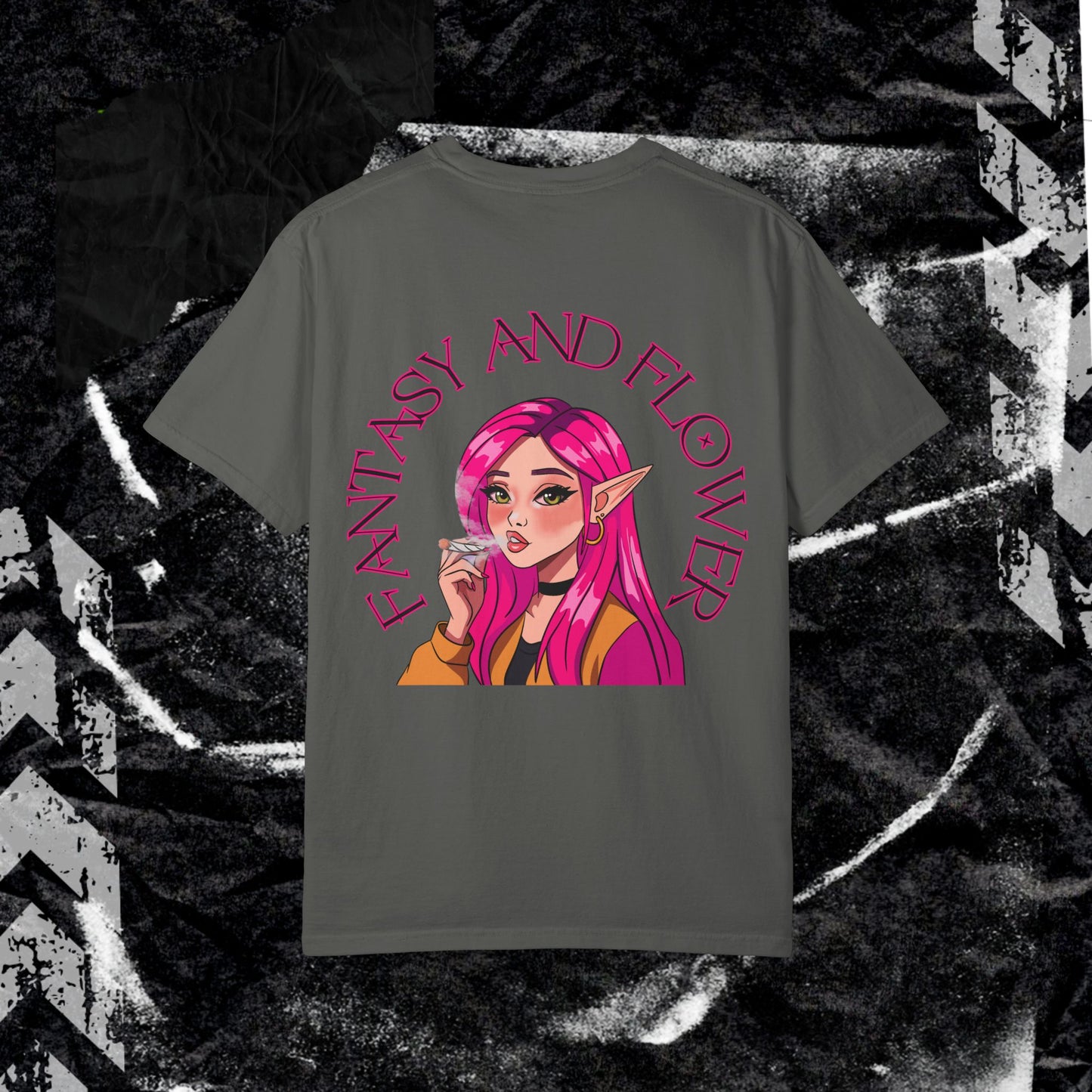 Fantasy & Flower -  Unisex Garment-Dyed T-shirt. Ll