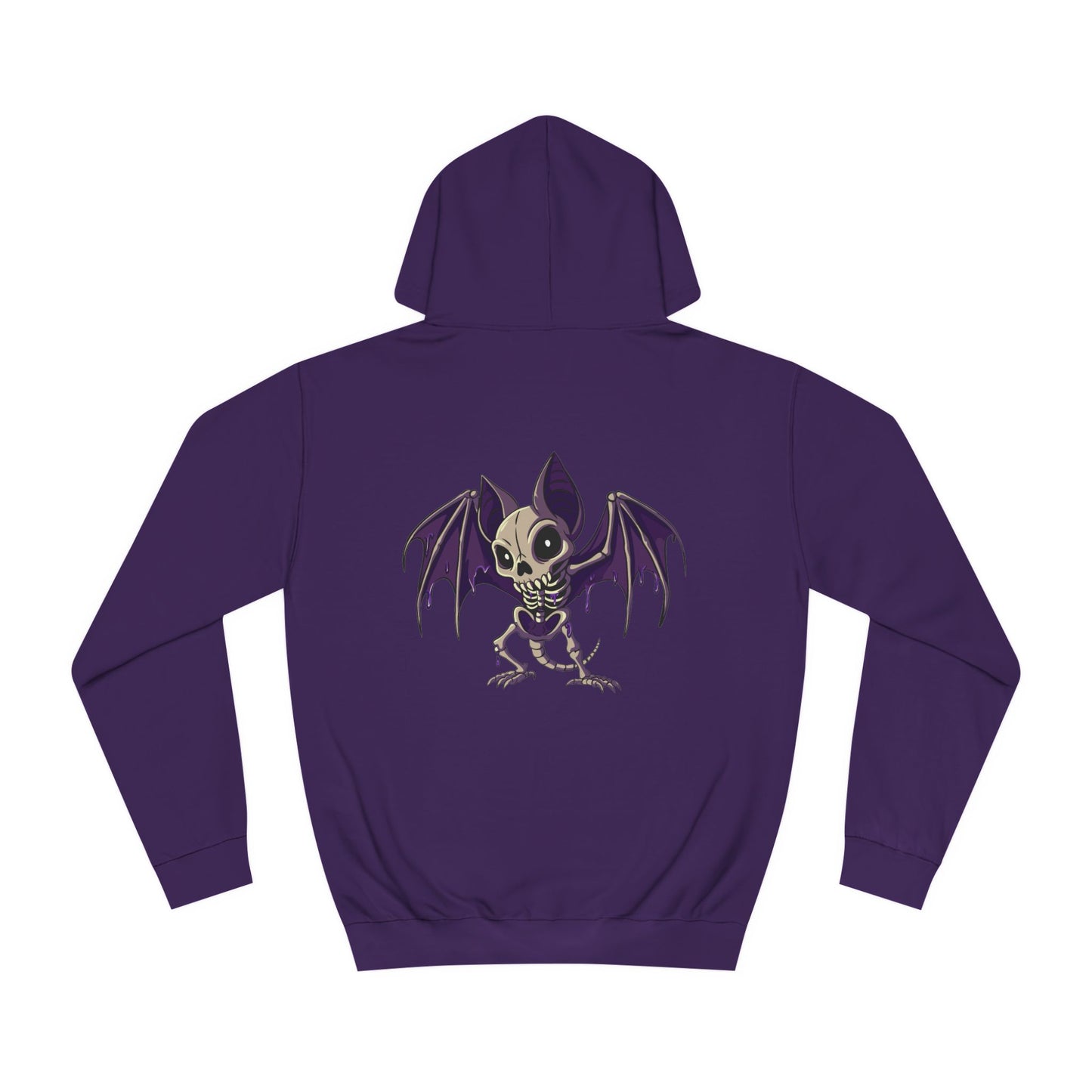 Purple People Eater Batty  - Unisex College Hoodie