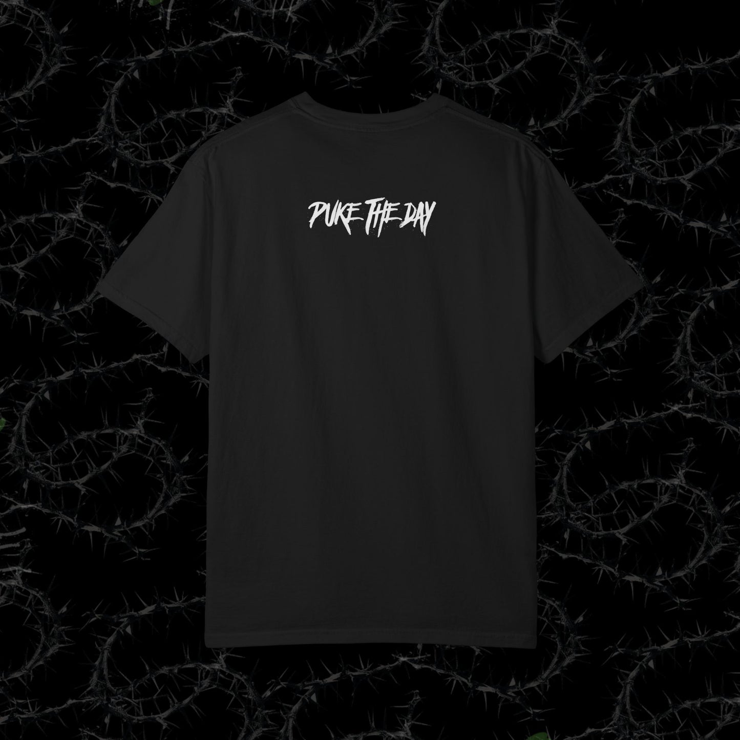 DEMON DOG (FRONT PINT) - Unisex Garment-Dyed T-shirt.