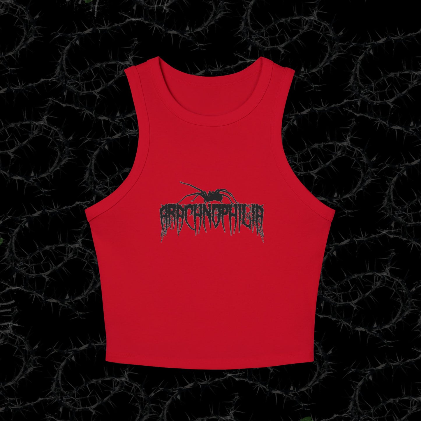 Arachnophilia - Women's Micro Rib Racer Tank Top