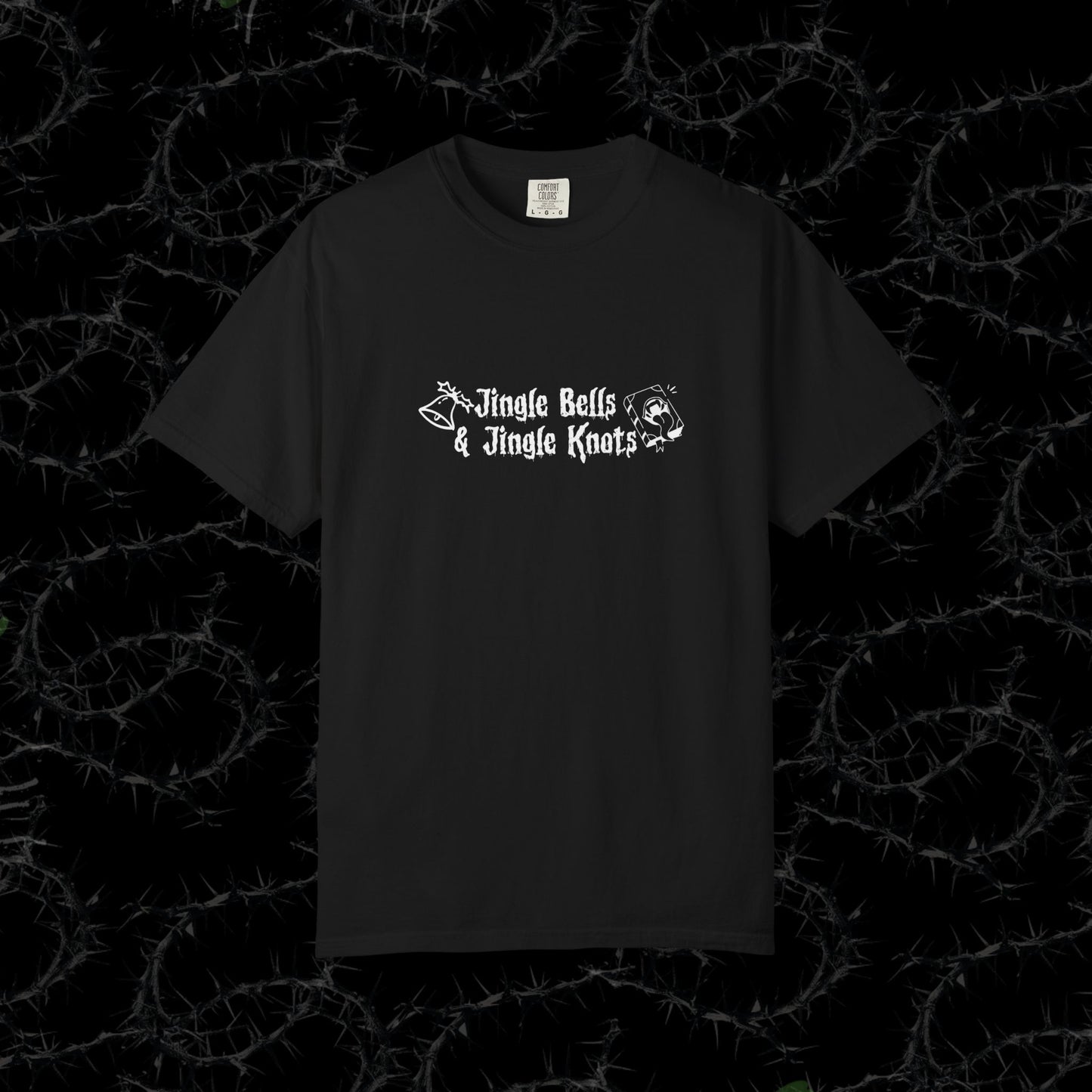 JINGLE BELLS & JINGLE KNOTS - Unisex Garment-Dyed T-shirt