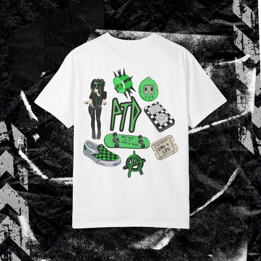 Scene Nostalgia - Unisex Garment-Dyed T-shirt.