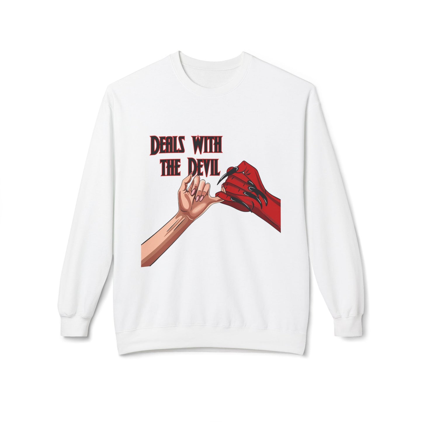 Deals with the Devil - Unisex Midweight Softstyle Fleece Crewneck Sweatshirt