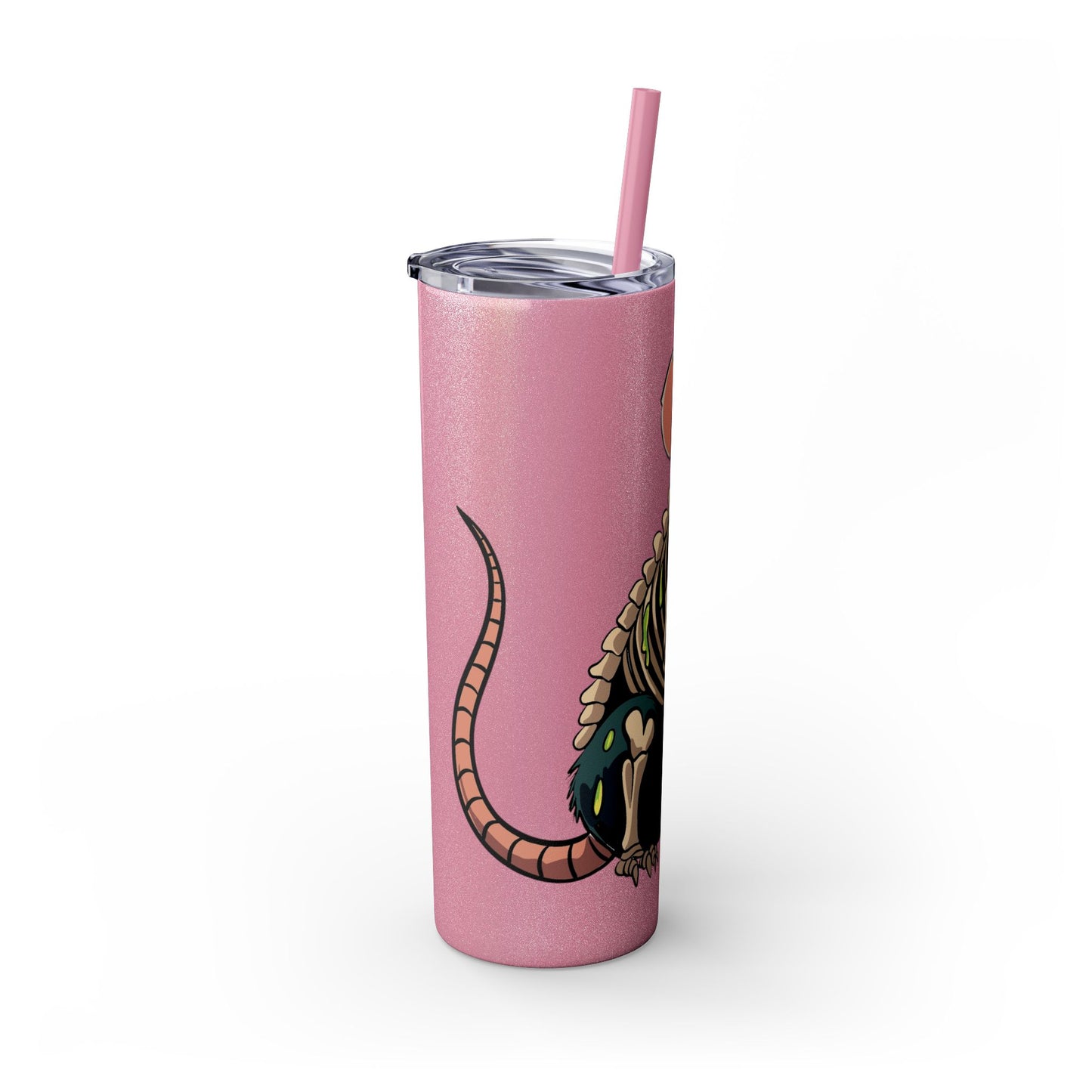 Garbage Rat - Skinny Tumbler with Straw, 20oz