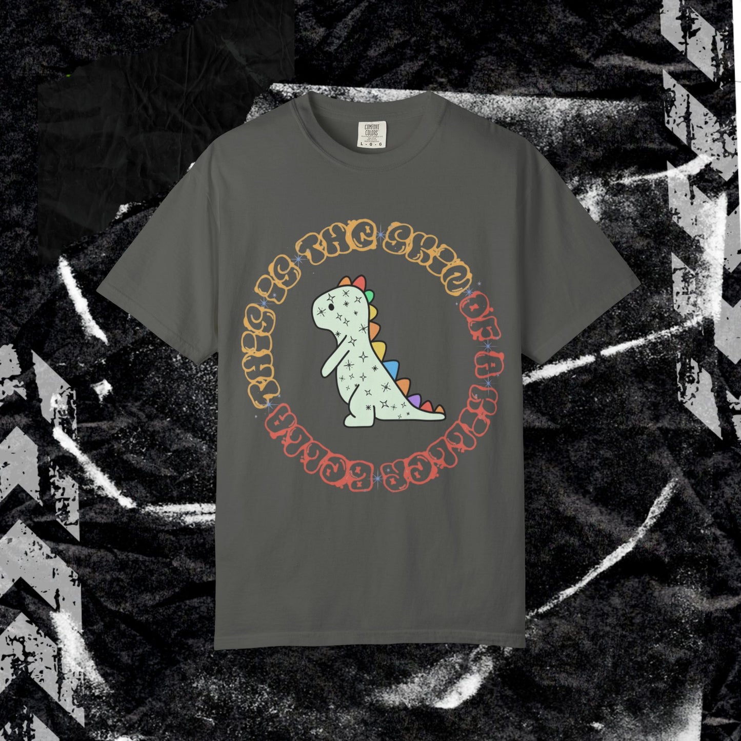 This is the Skin of A Killer Bella - Unisex Garment-Dyed T-shirt.